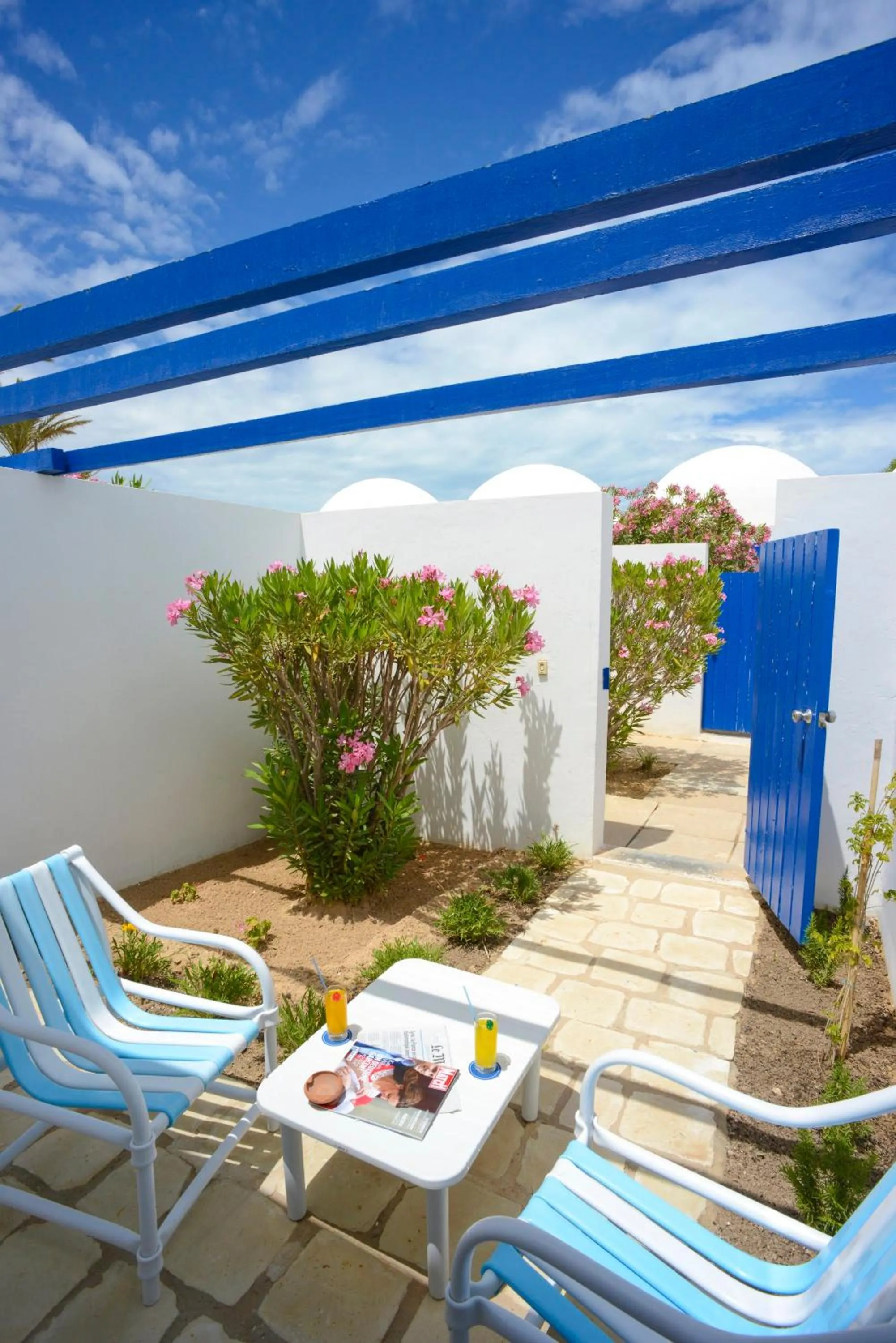 Patio in Monarque Dar Jerba Narjess- Family Only