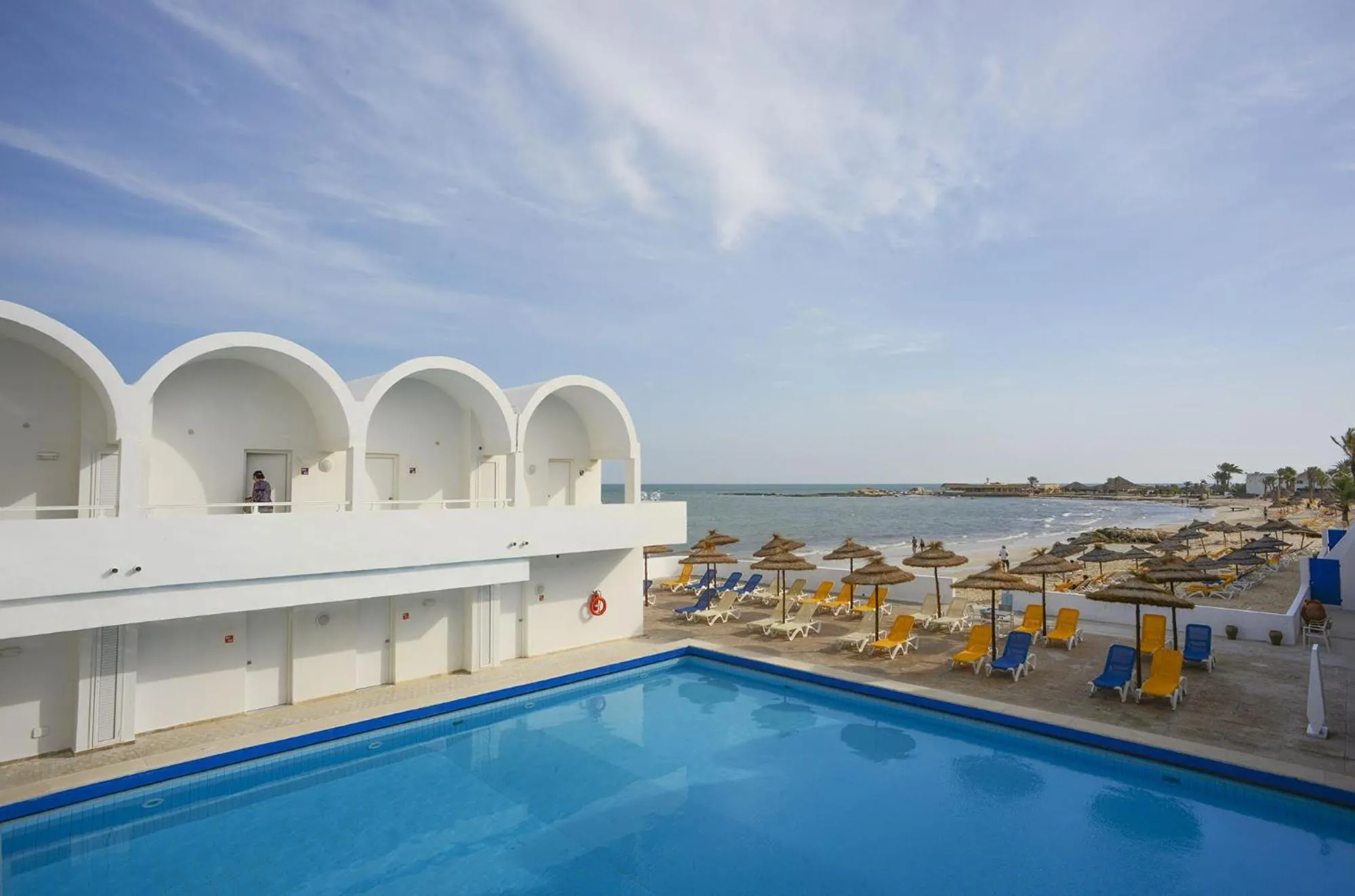 Pool view in Monarque Dar Jerba Narjess- Family Only