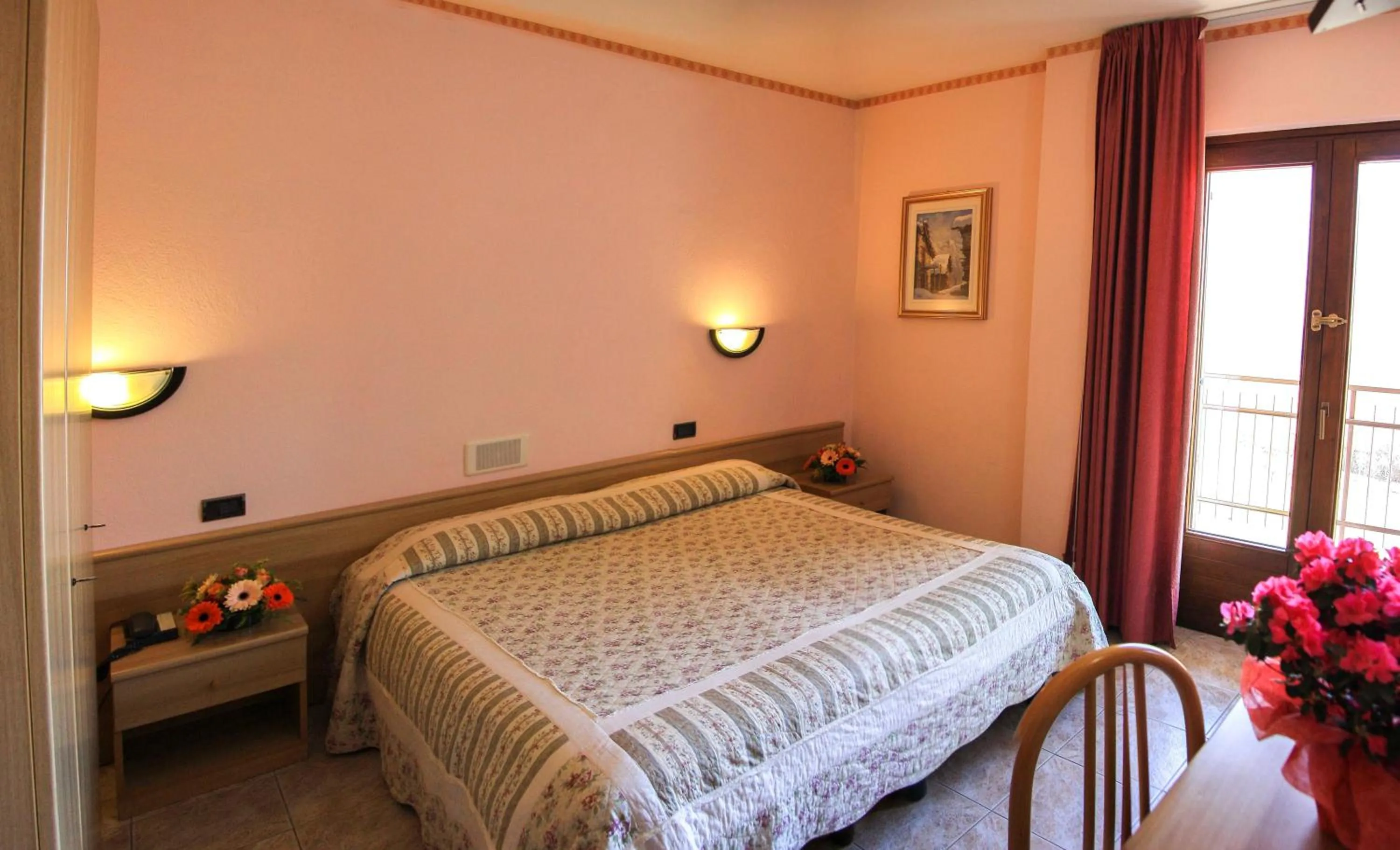 Bed in Hotel Les Saisons