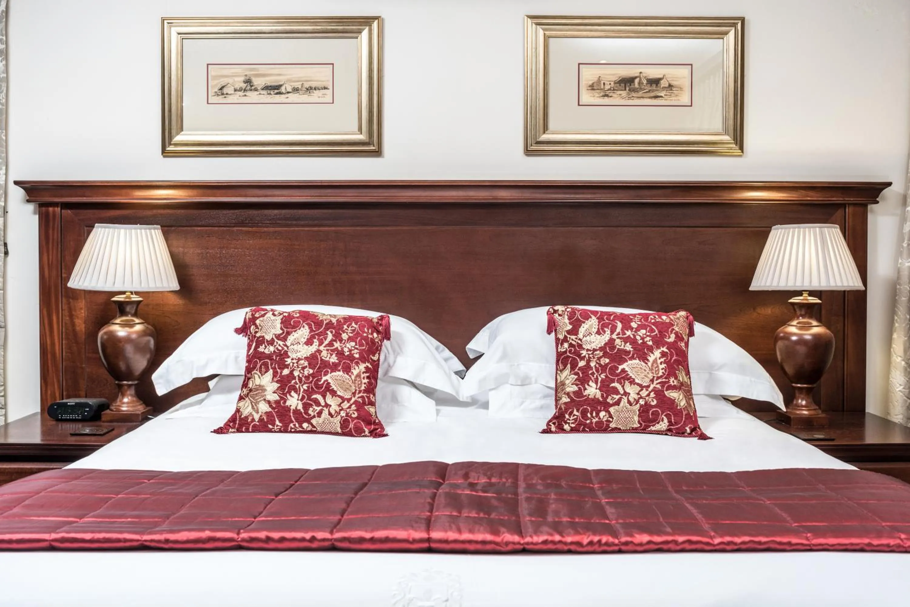 Decorative detail, Bed in Blaauwheim Guest House