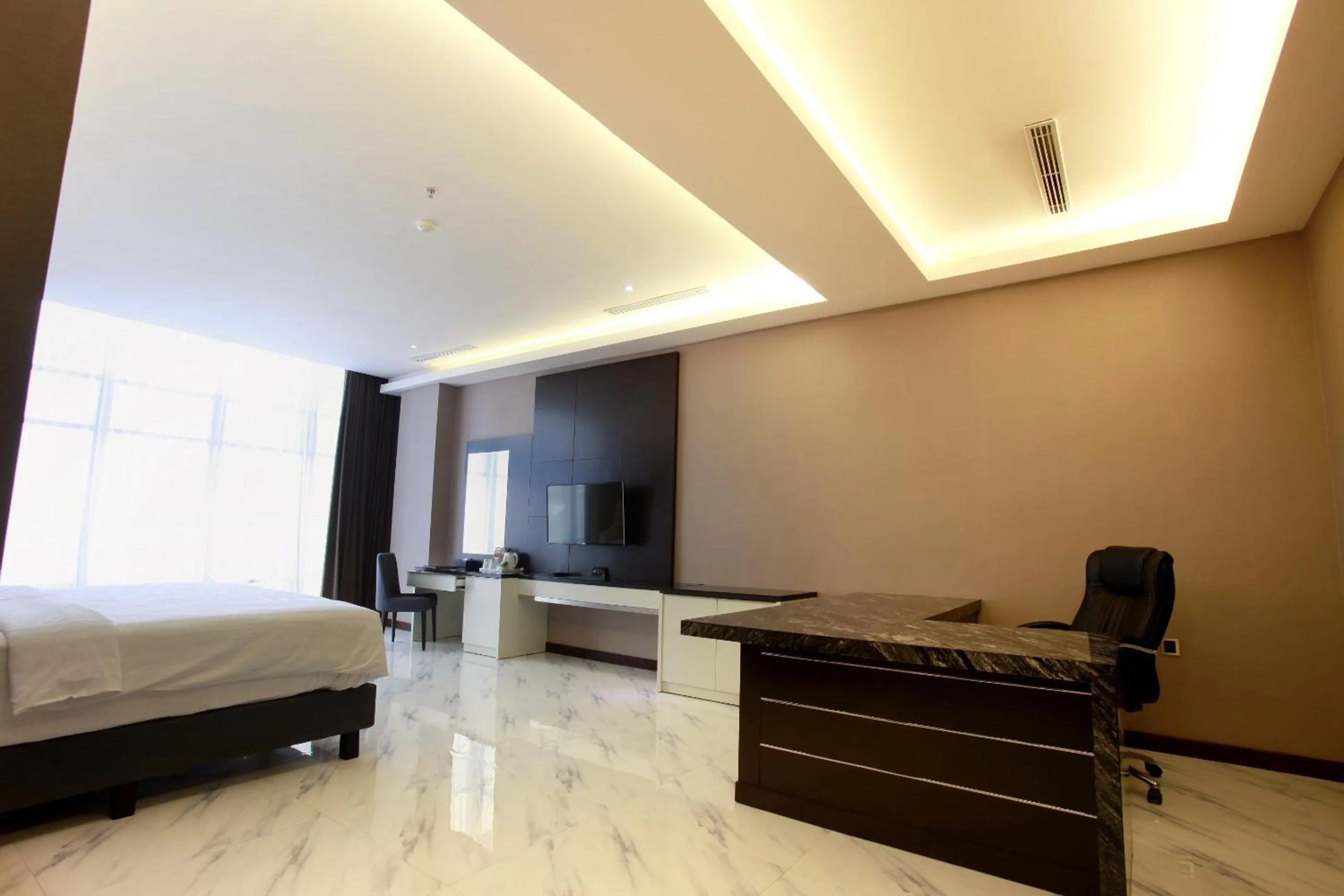 Bed in Grand Karlita Hotel Purwokerto