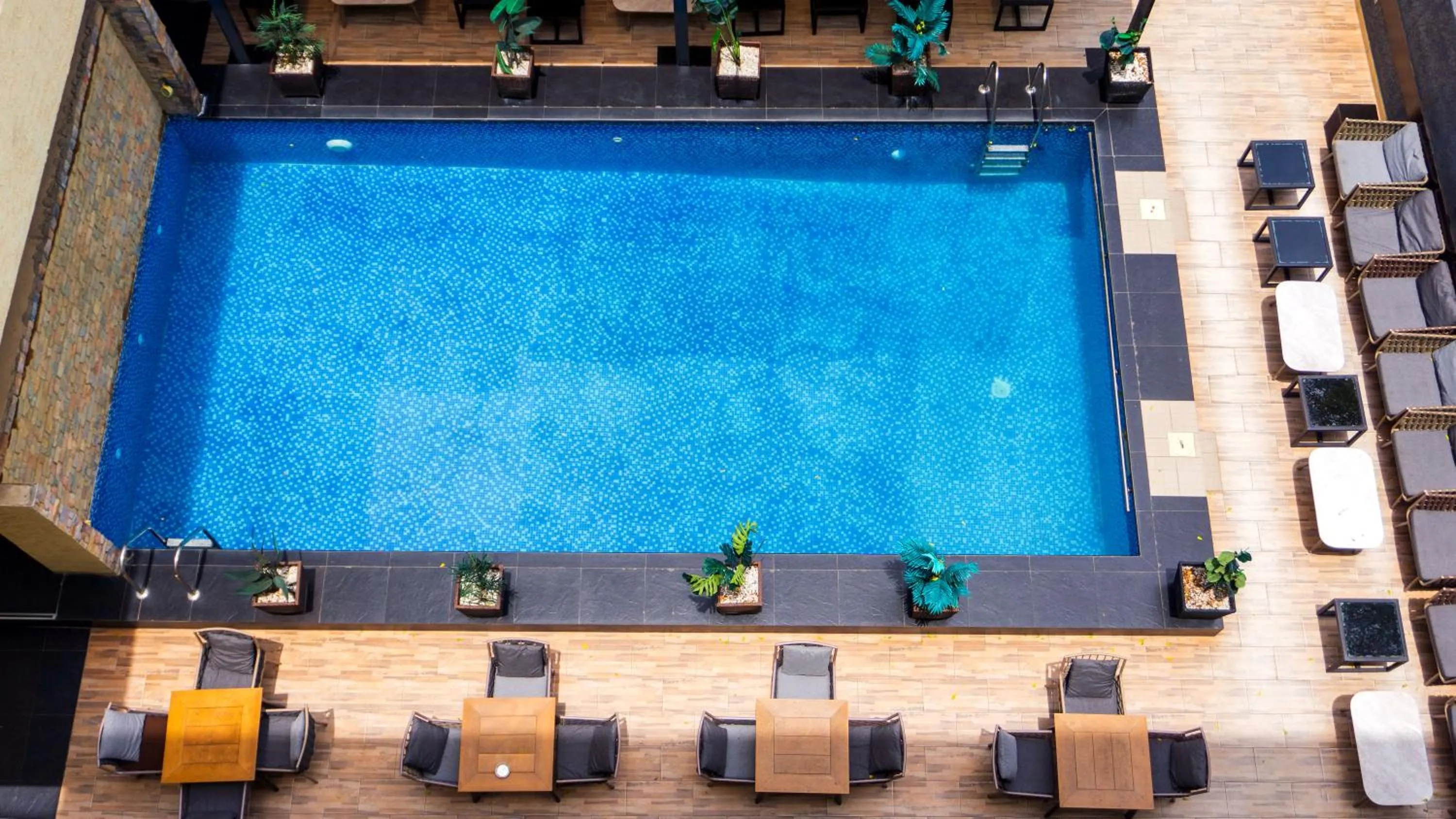 Swimming pool in GreenPoint Hotel