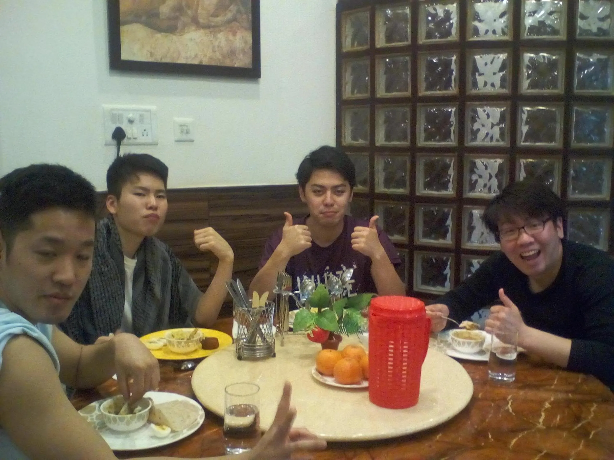 Breakfast in Om Sai Villa Guesthouse