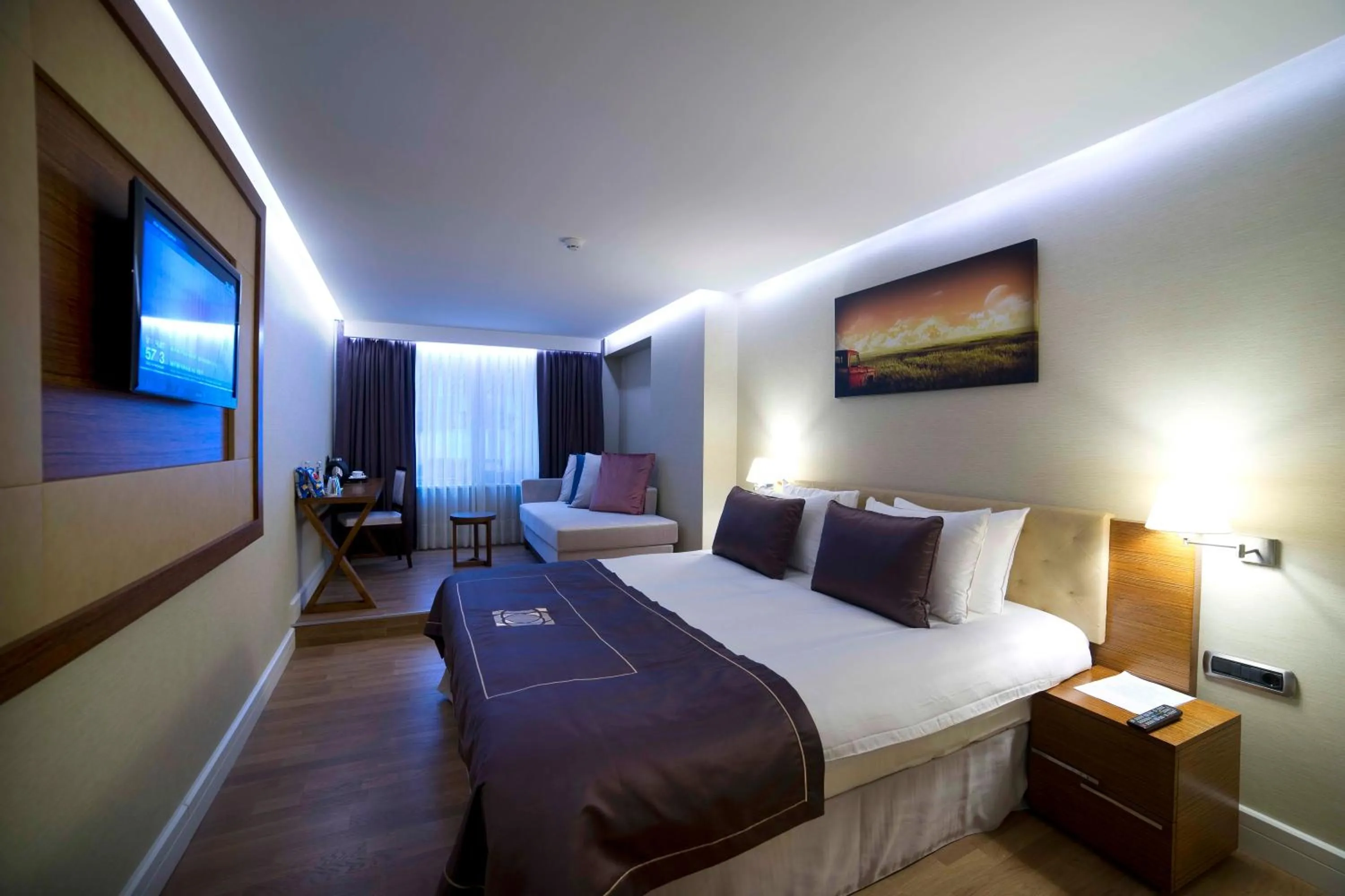 Bed in Taba Luxury Suites and Hotel