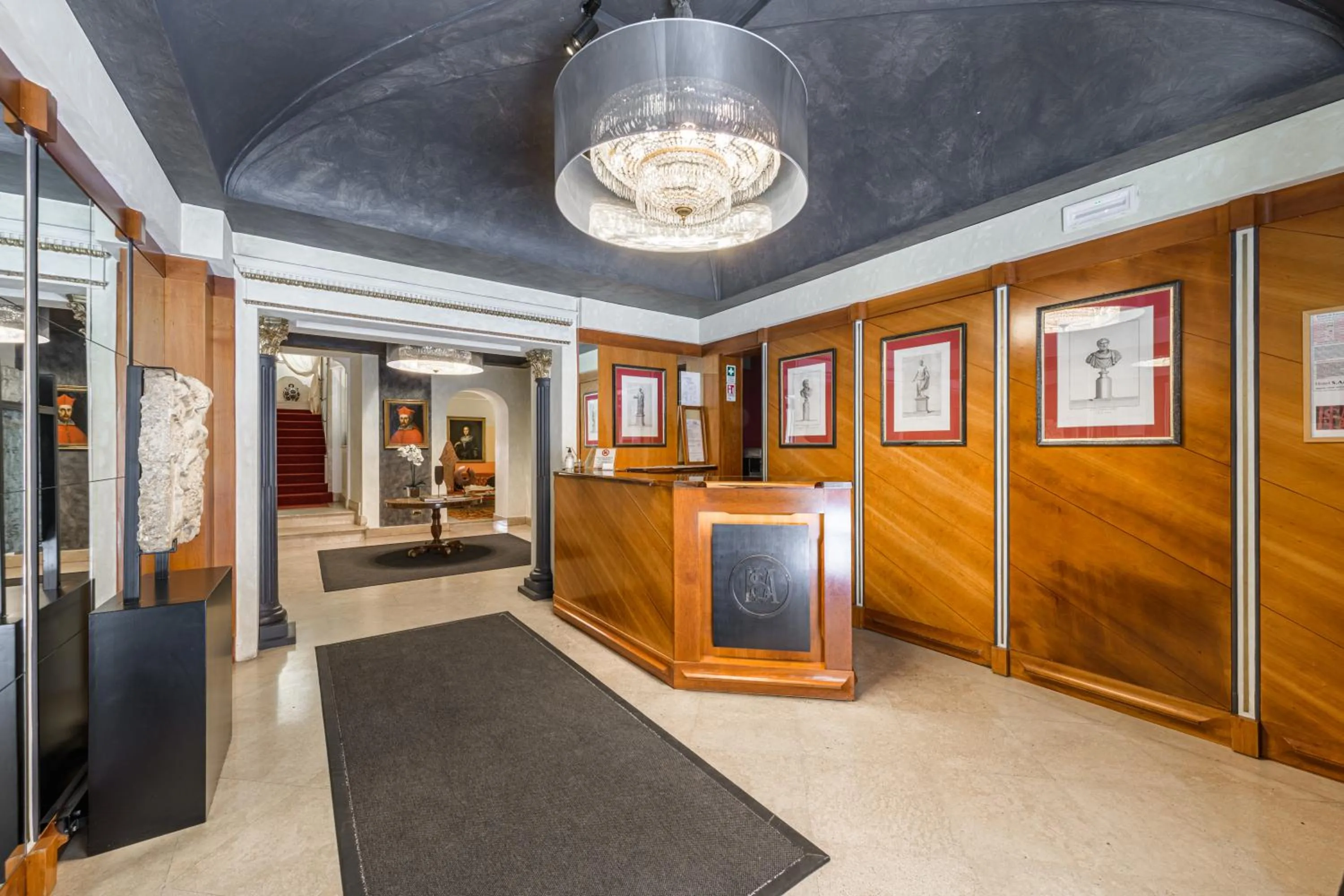 Lobby or reception in Hotel S. Anna