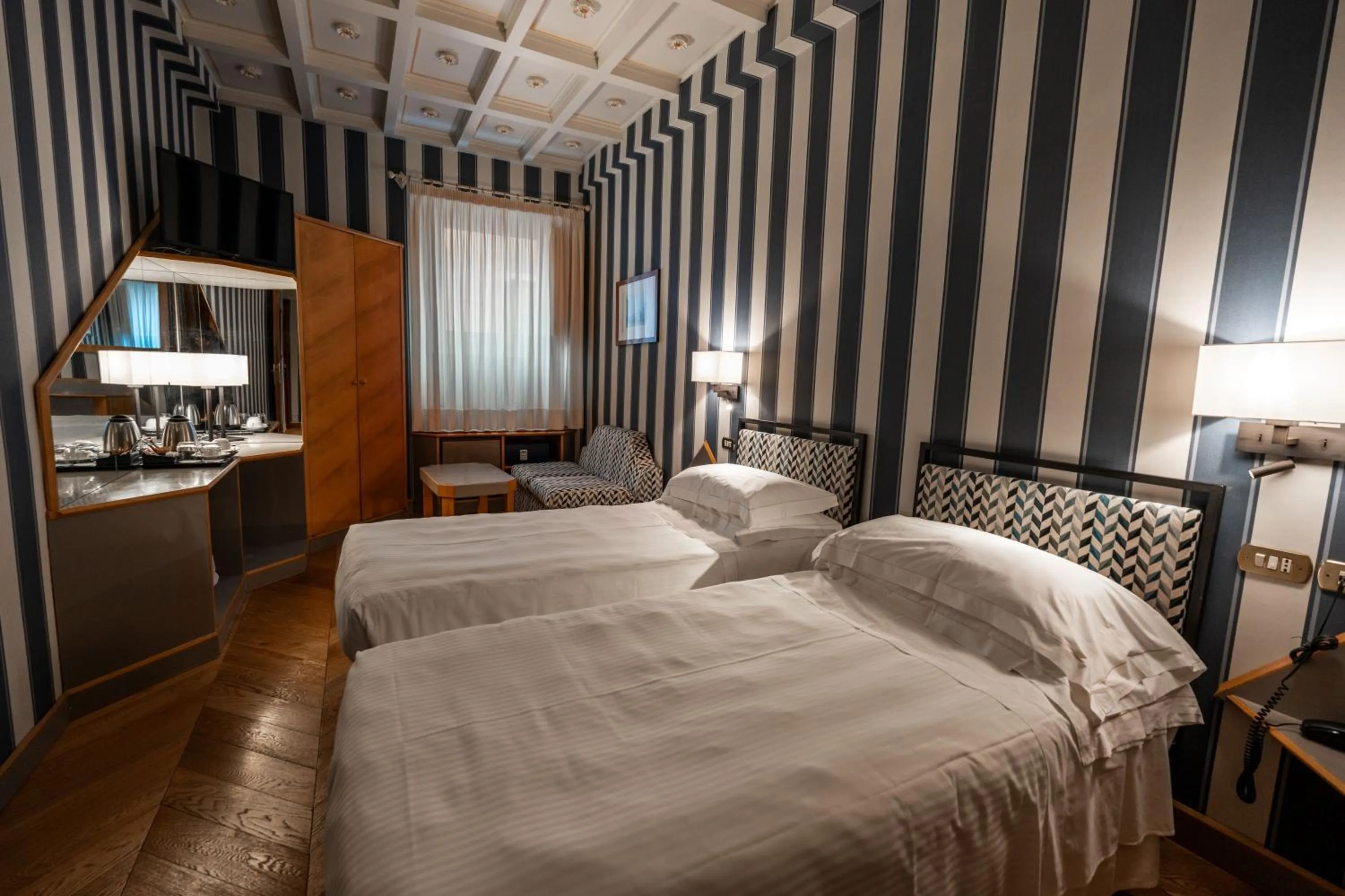 Bedroom, Bed in Hotel S. Anna