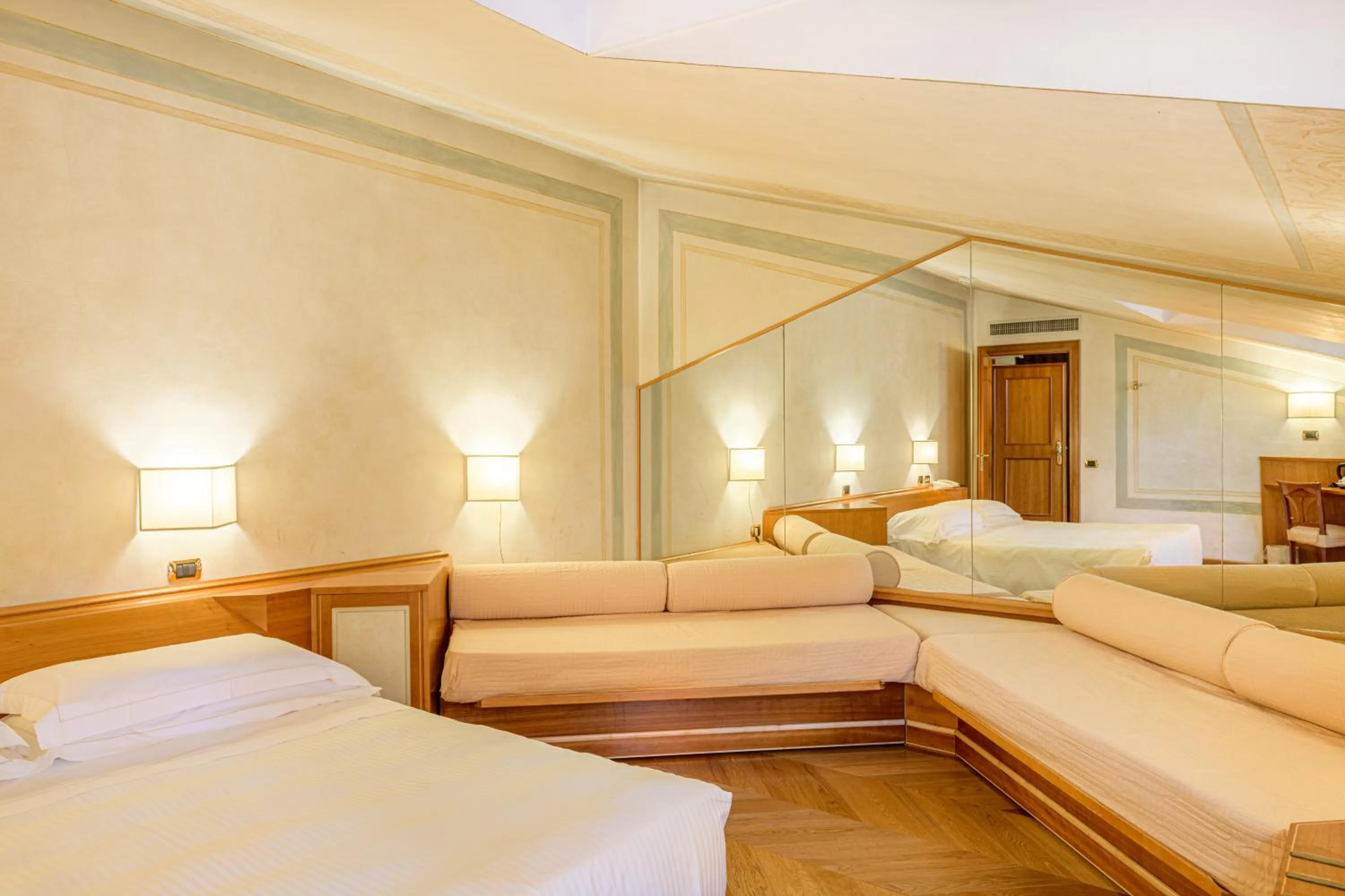 Bed in Hotel S. Anna