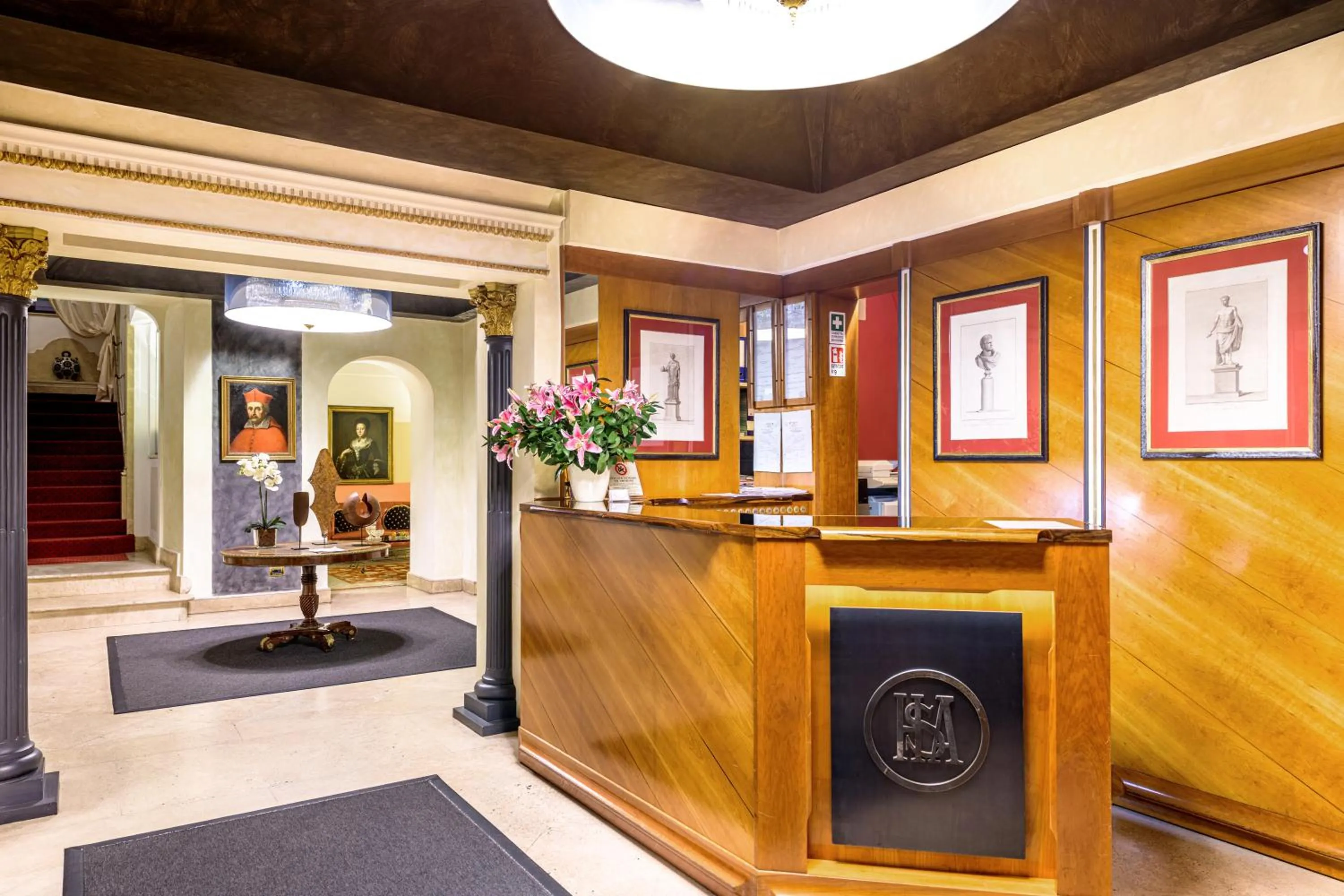 Lobby or reception in Hotel S. Anna