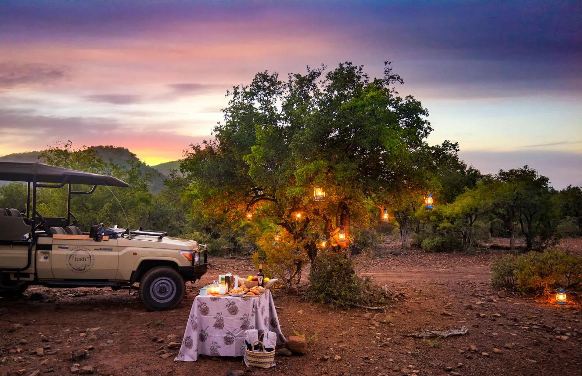 Natural landscape in Lush Private Game Lodge