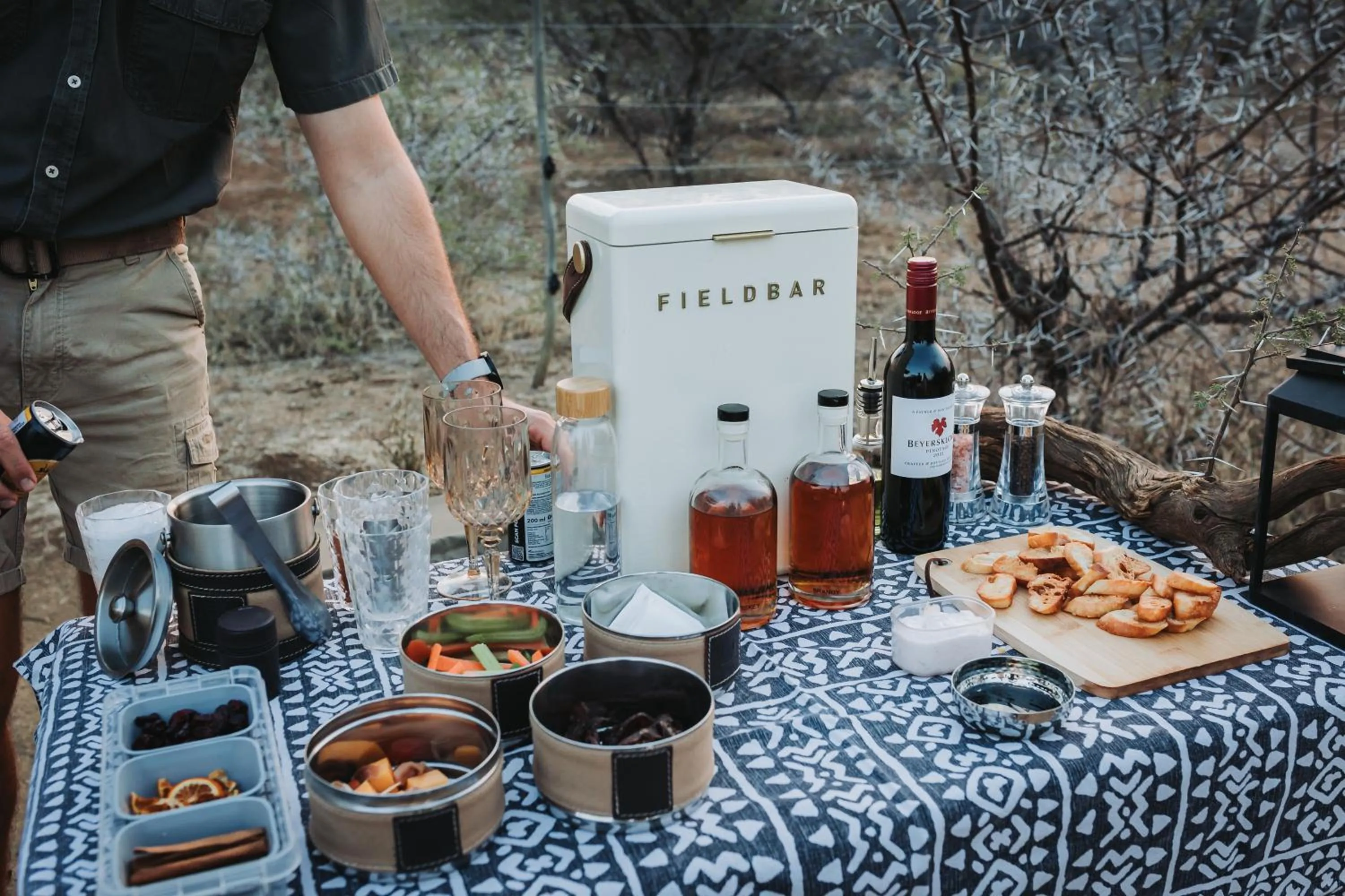 Food and drinks in Lush Private Game Lodge