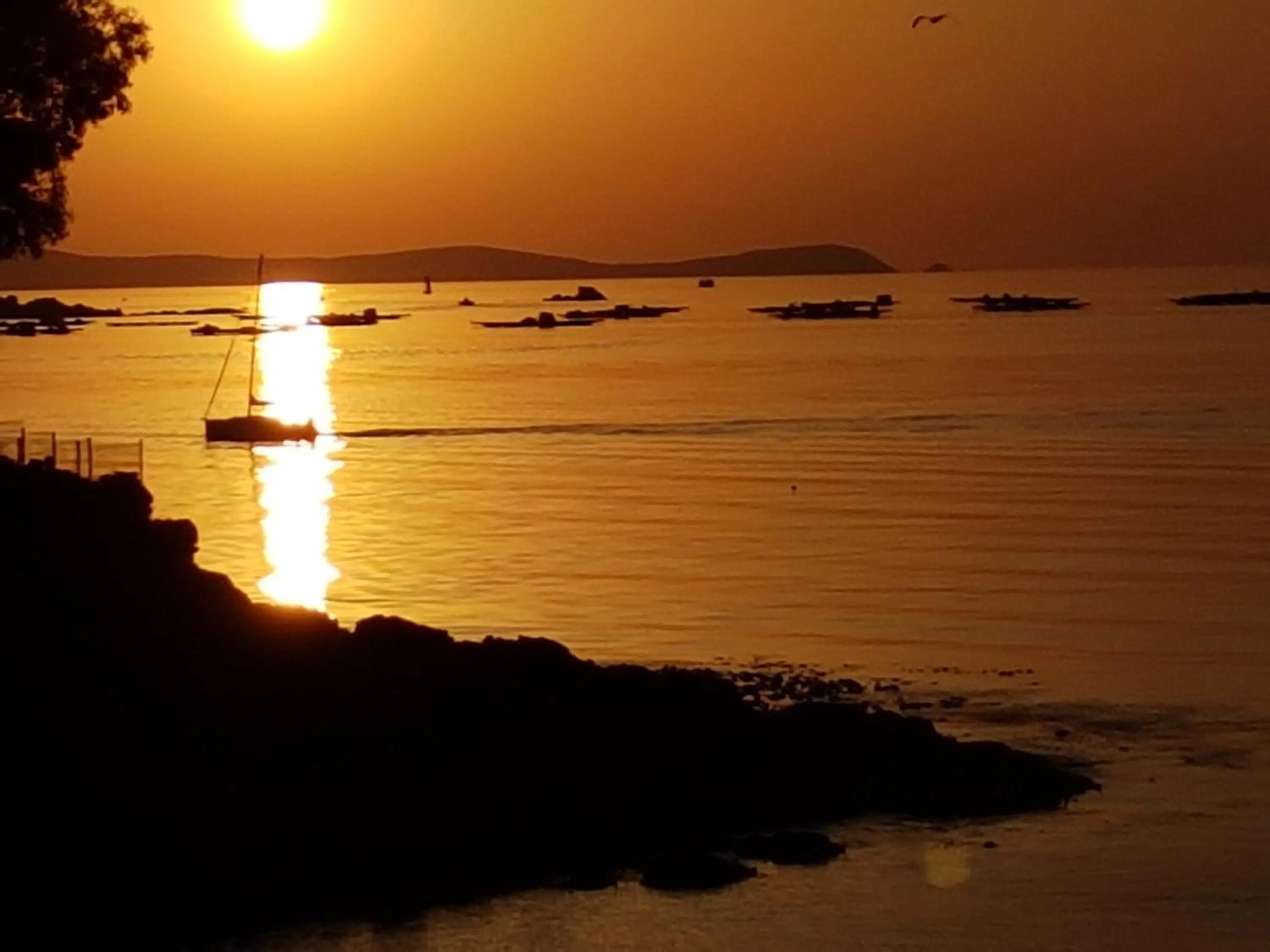 Sunset in Hotel Restaurante Loureiro