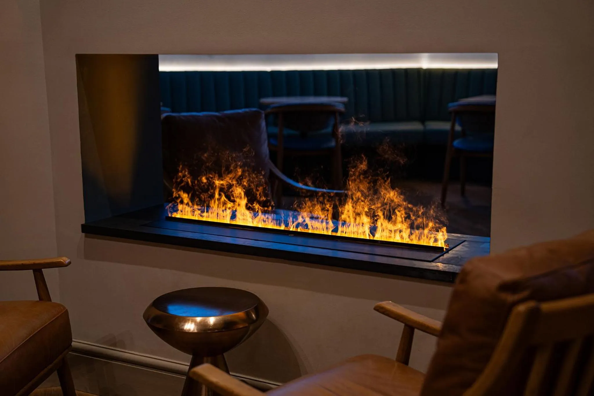 Seating area in Penrhos Park