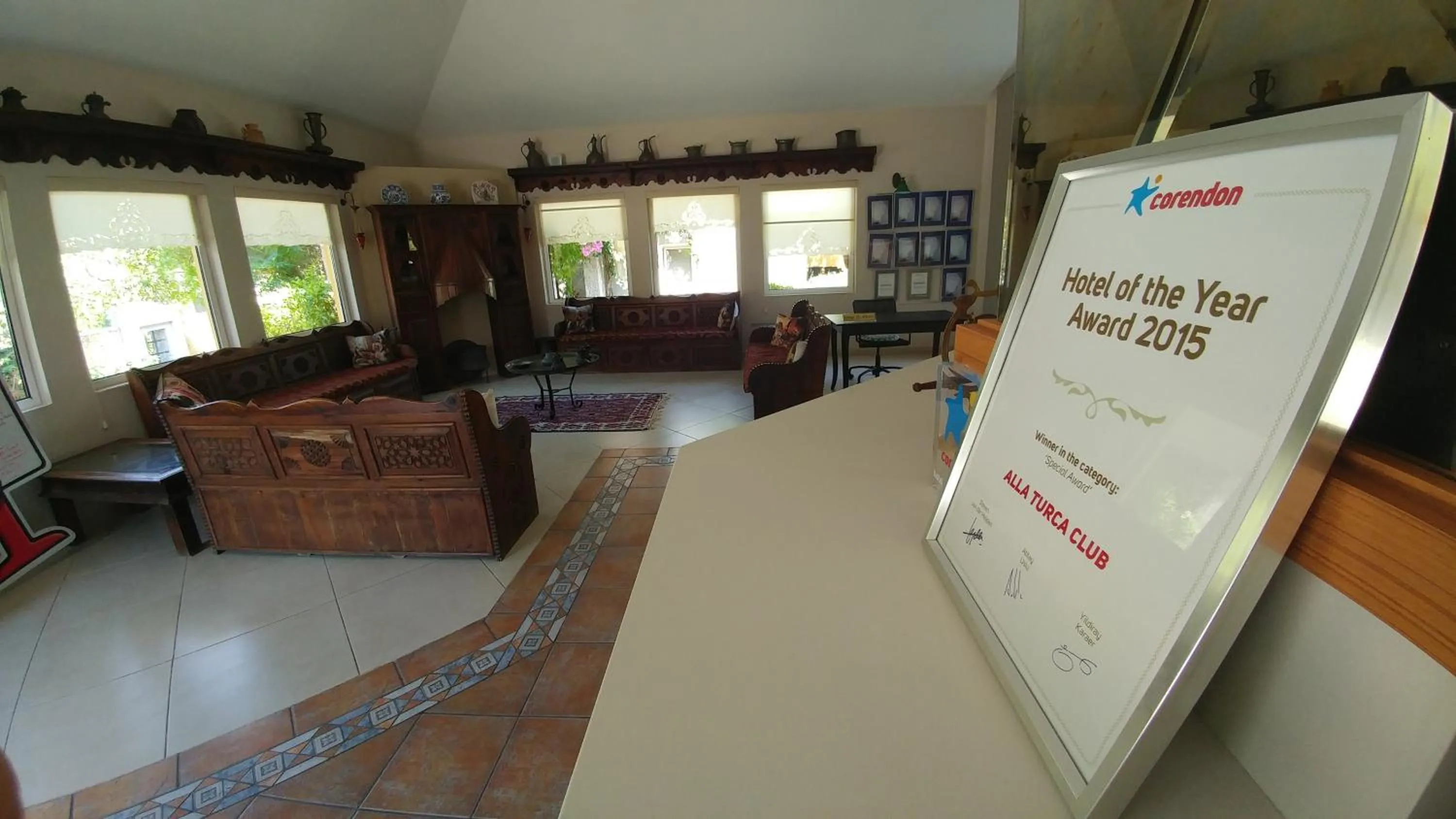 Lobby or reception in Club Alla Turca