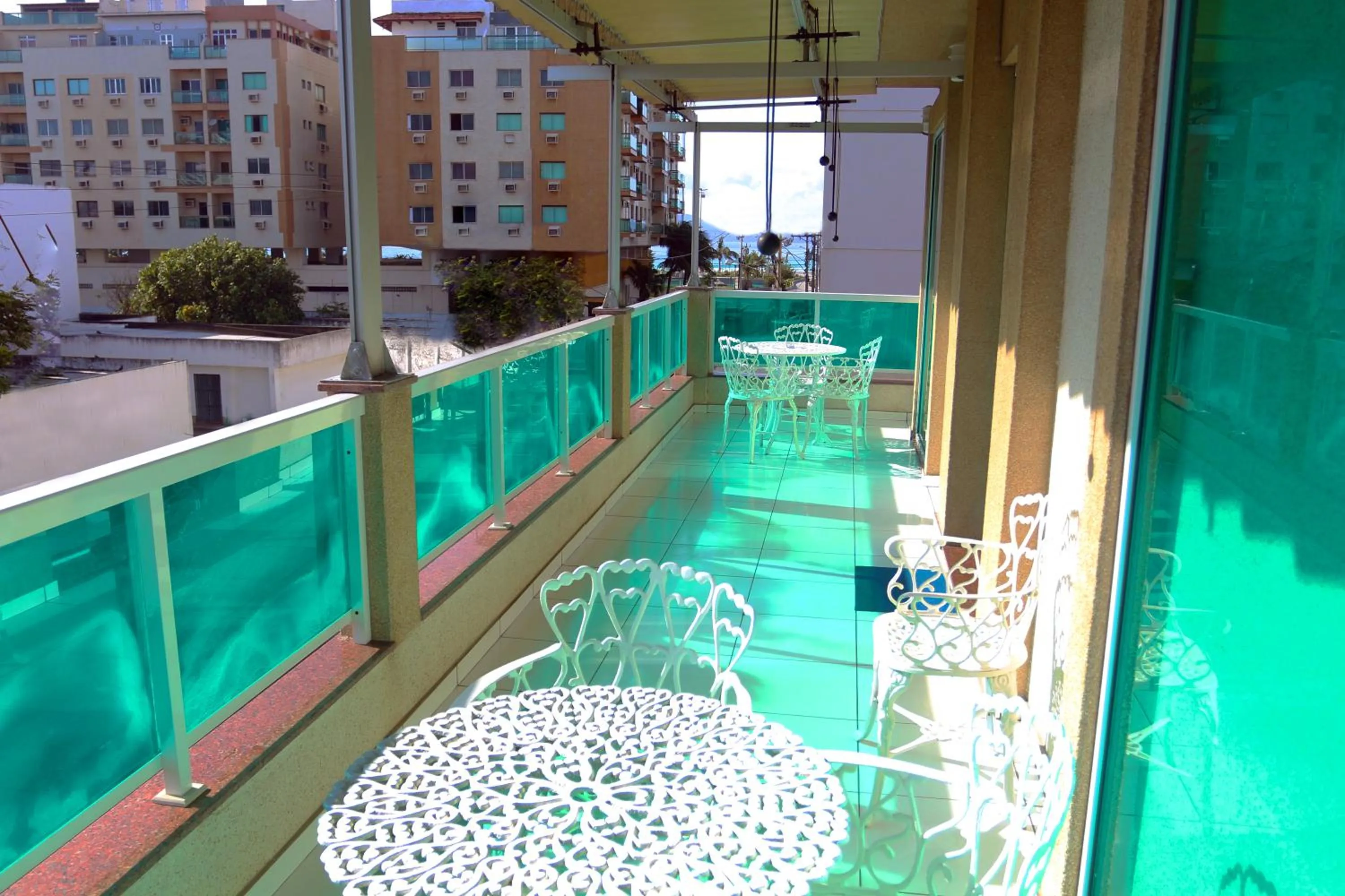 Balcony/Terrace in Pousada Águas do Forte