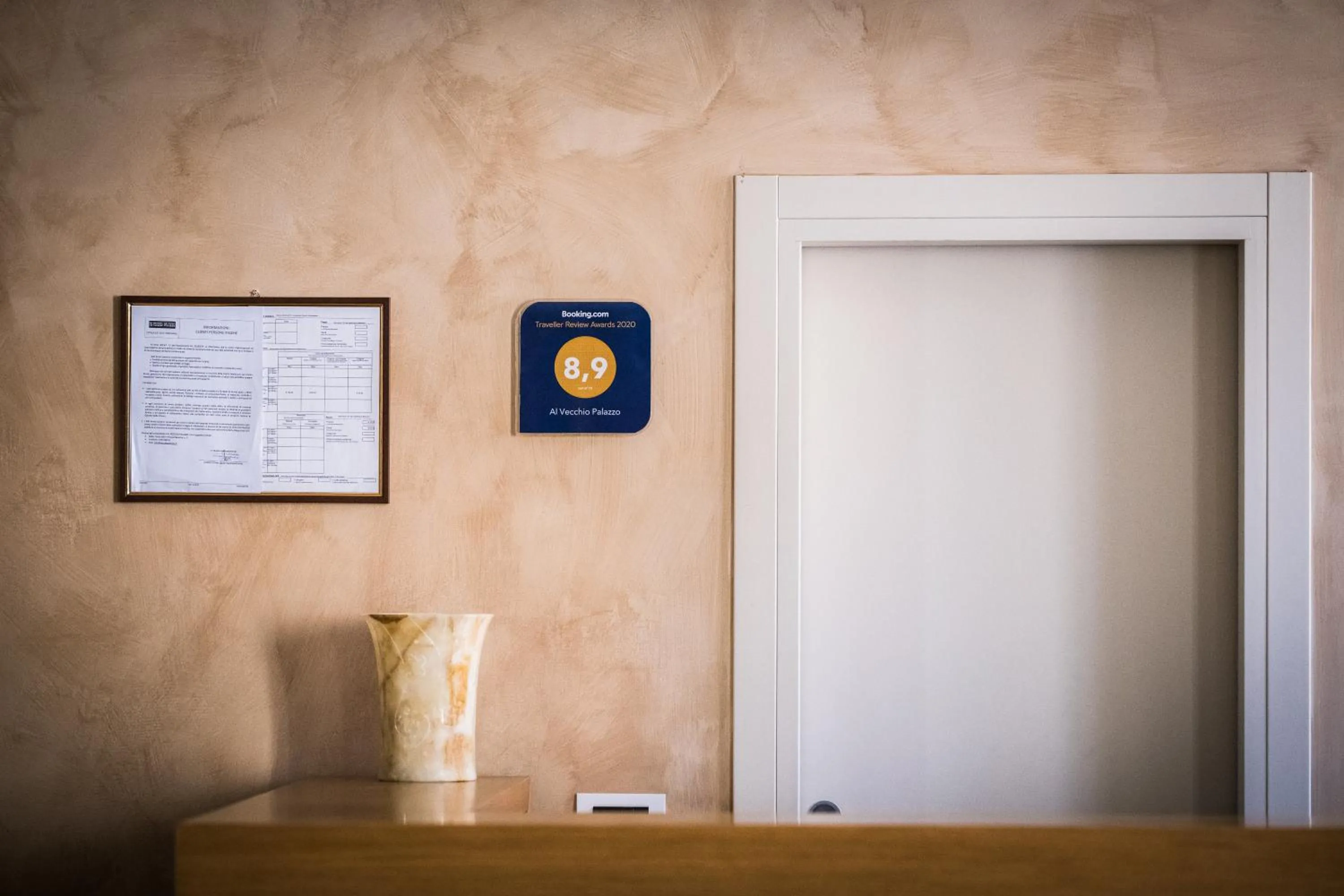 Lobby or reception in Al Vecchio Palazzo