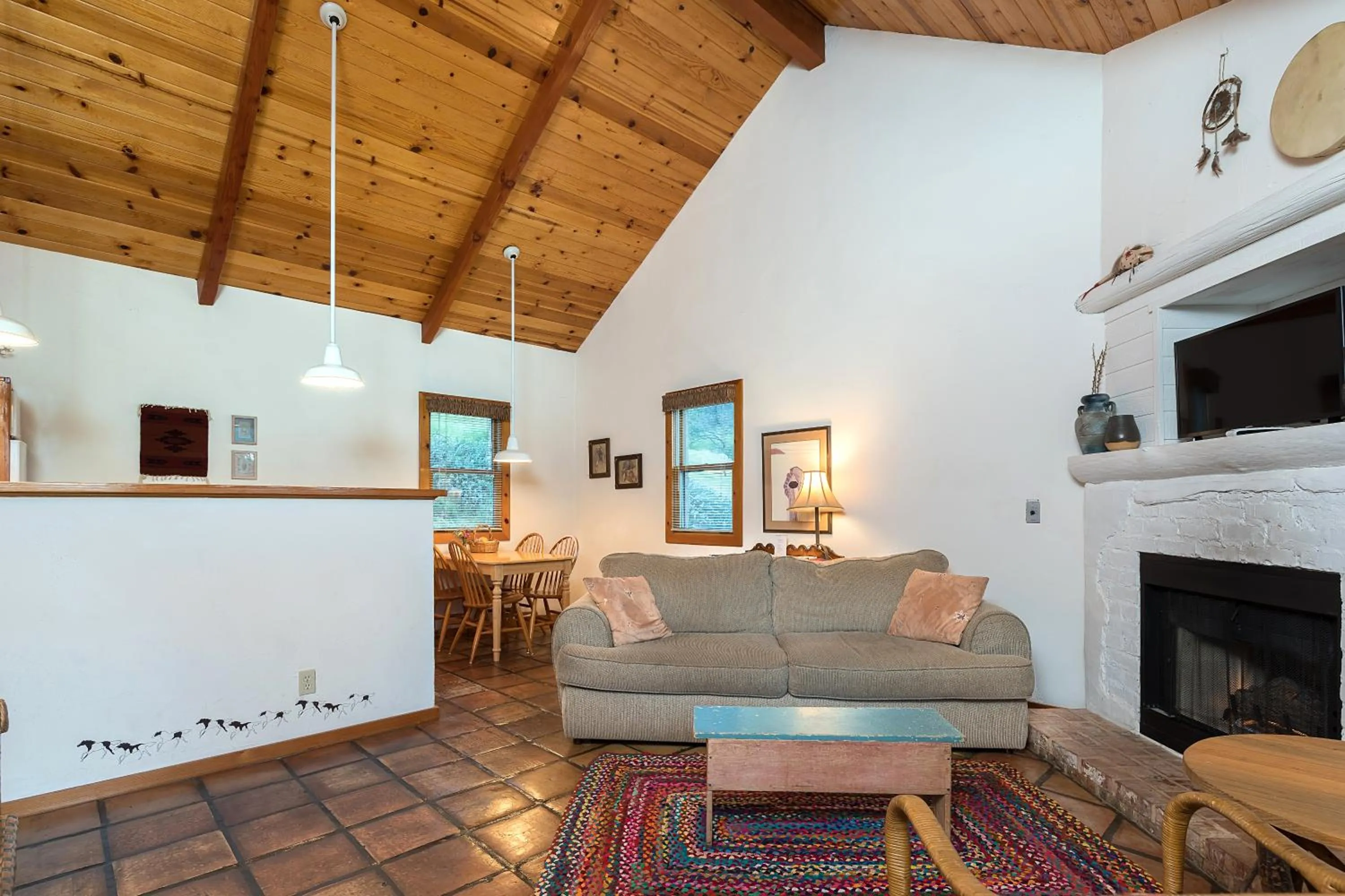 Living room in Homestead Cottages