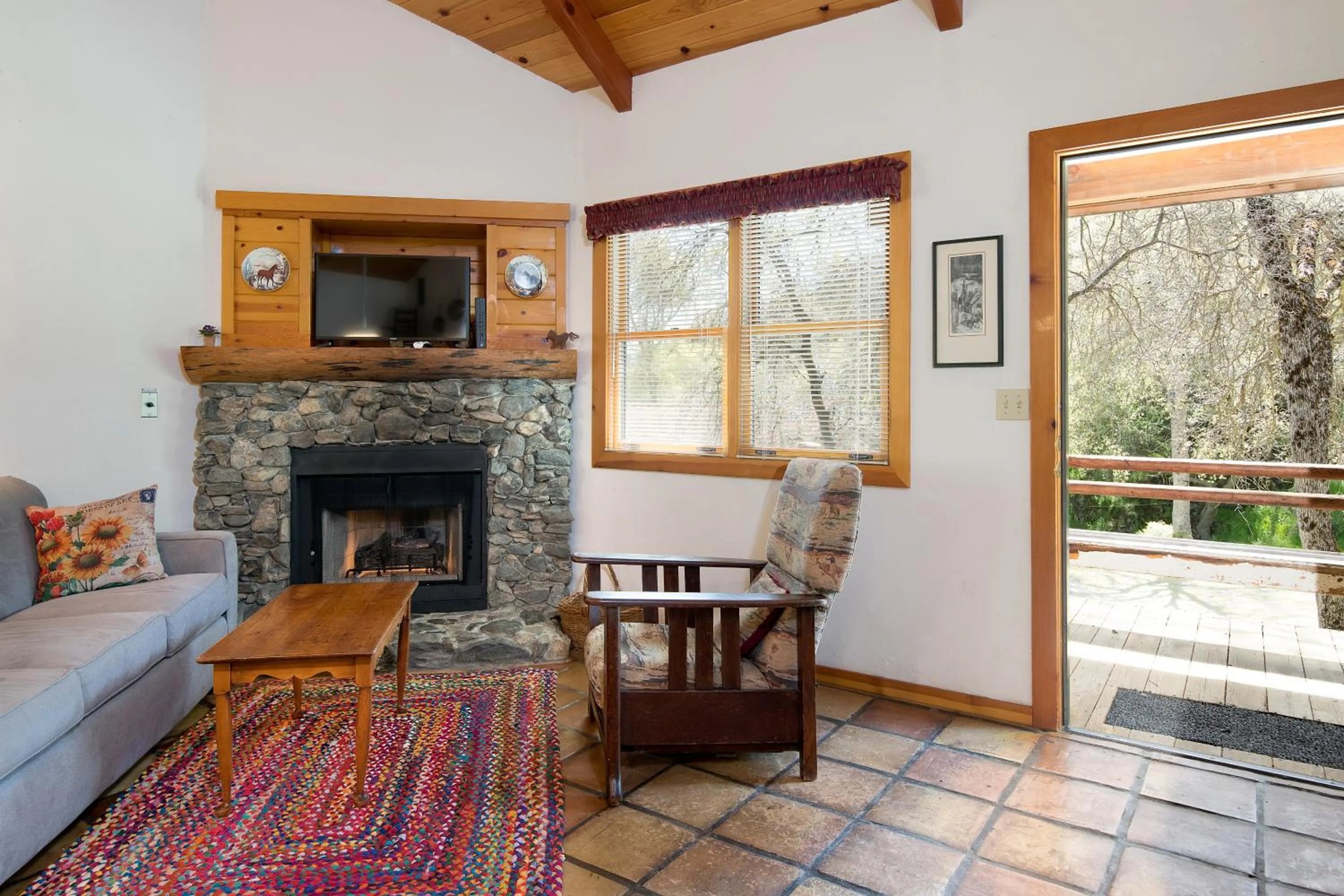 Living room in Homestead Cottages