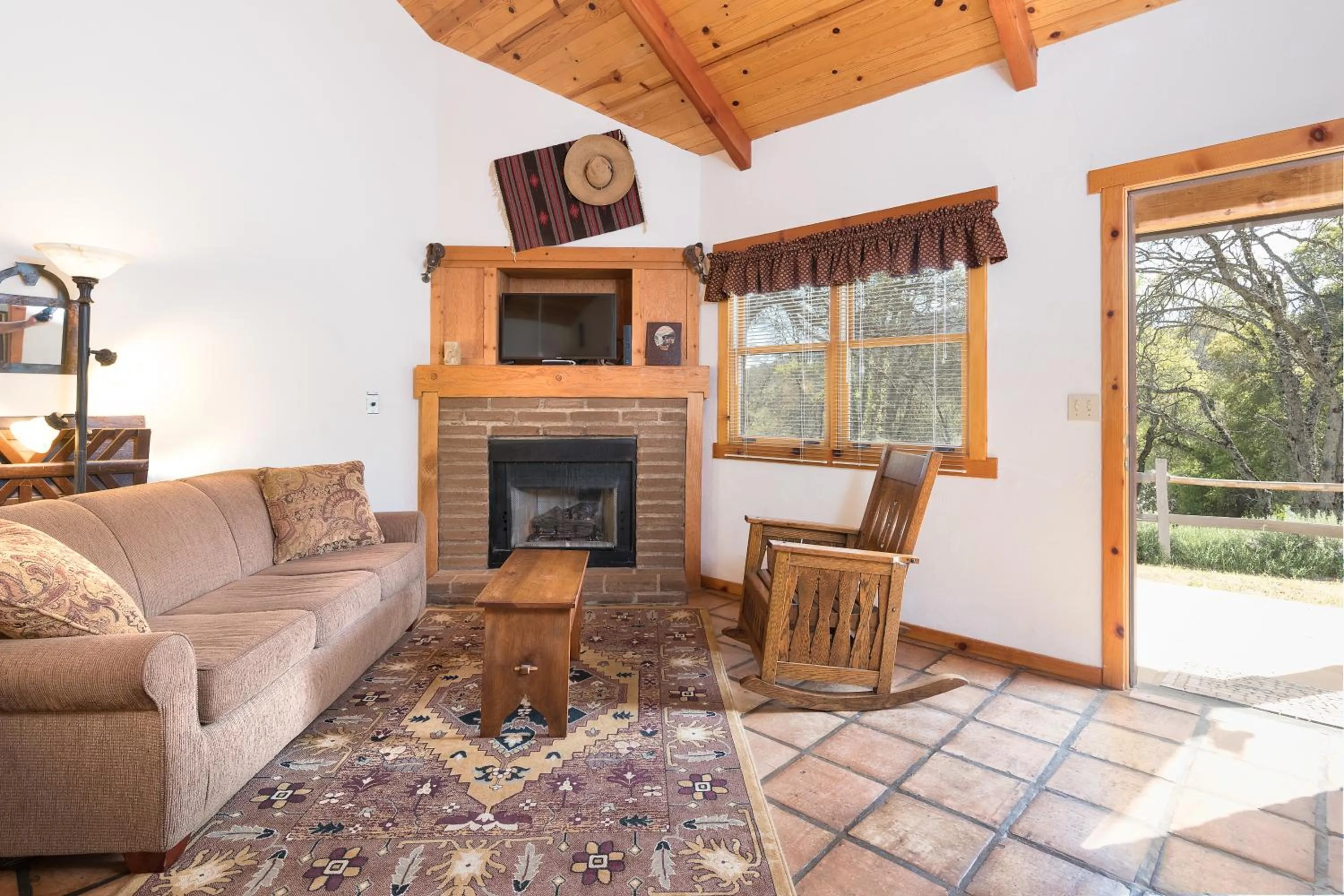 Living room in Homestead Cottages