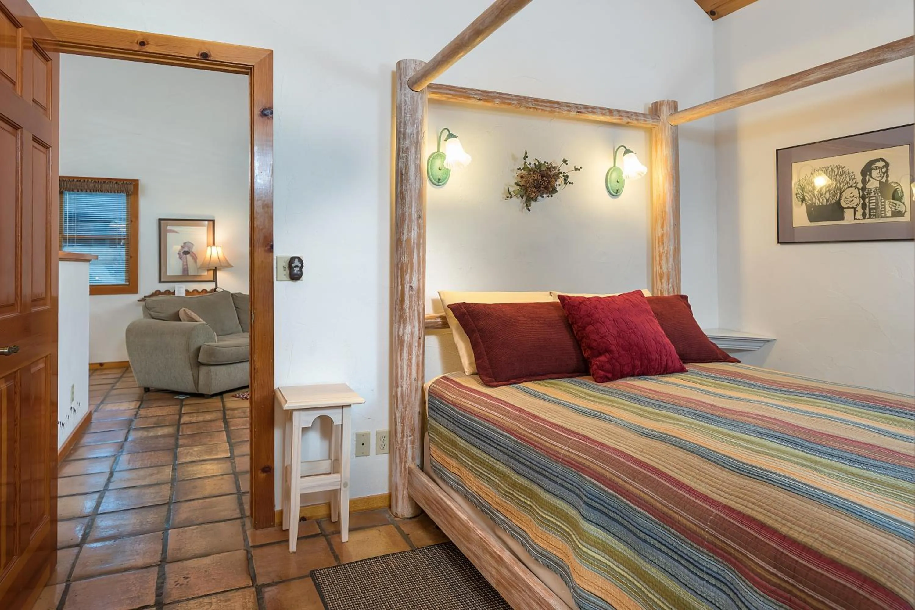 Bedroom in Homestead Cottages