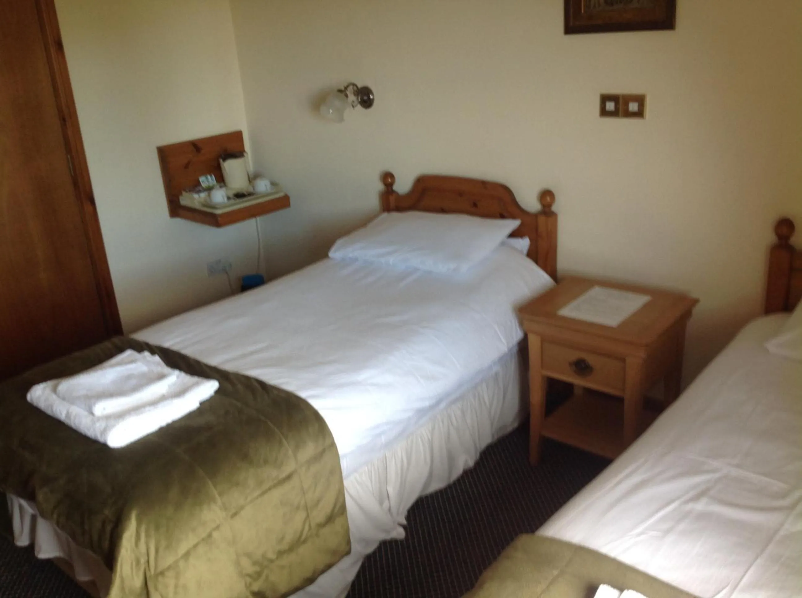 Bed in The Glan Yr Afon Inn