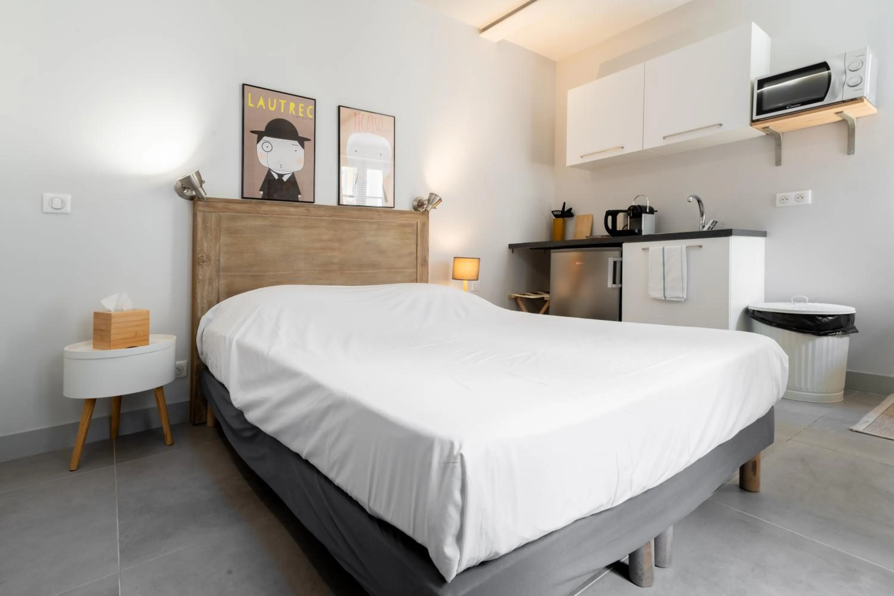 Bed in Apparts de l'Oncle Louis