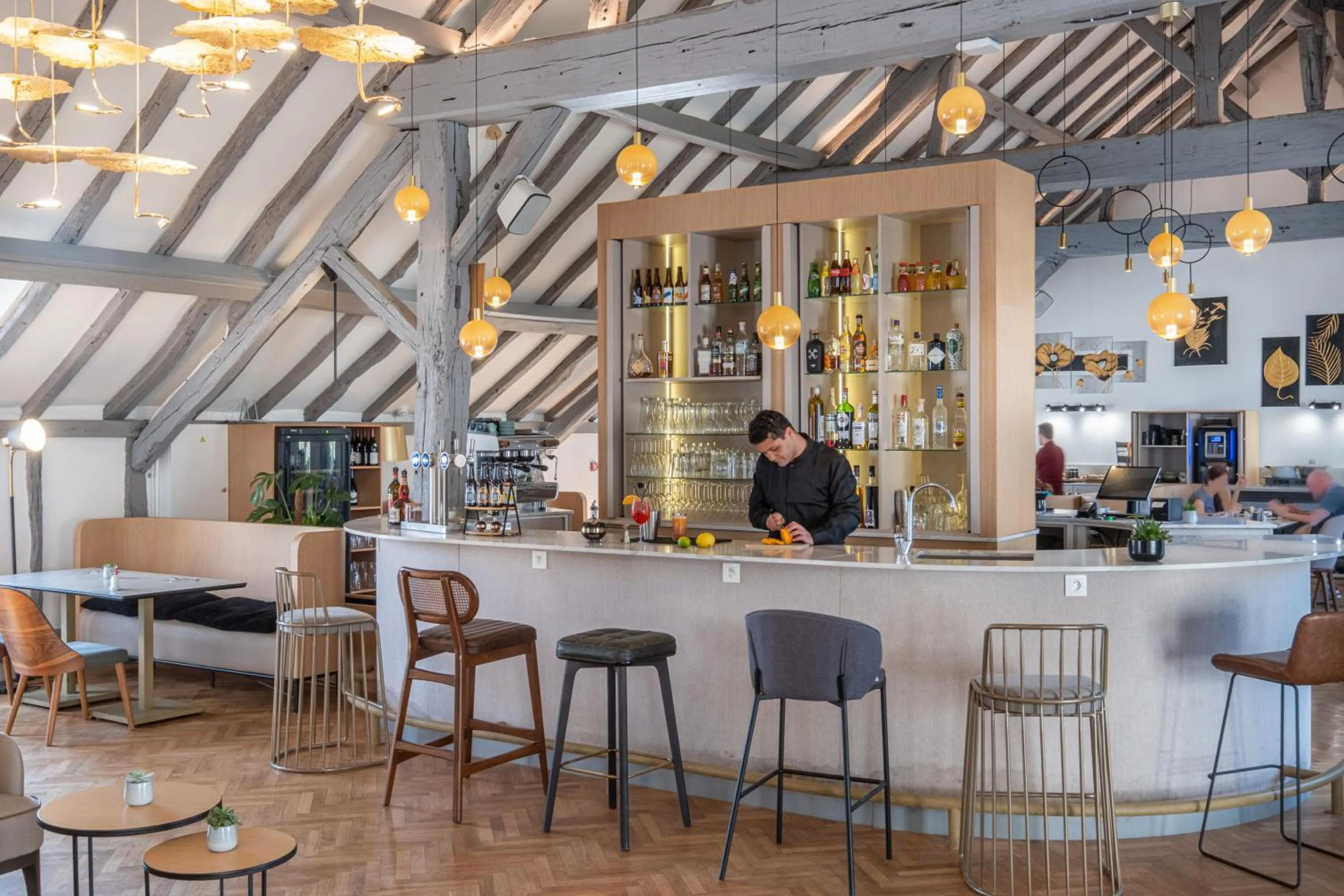 Lounge or bar in La Clef des Châteaux