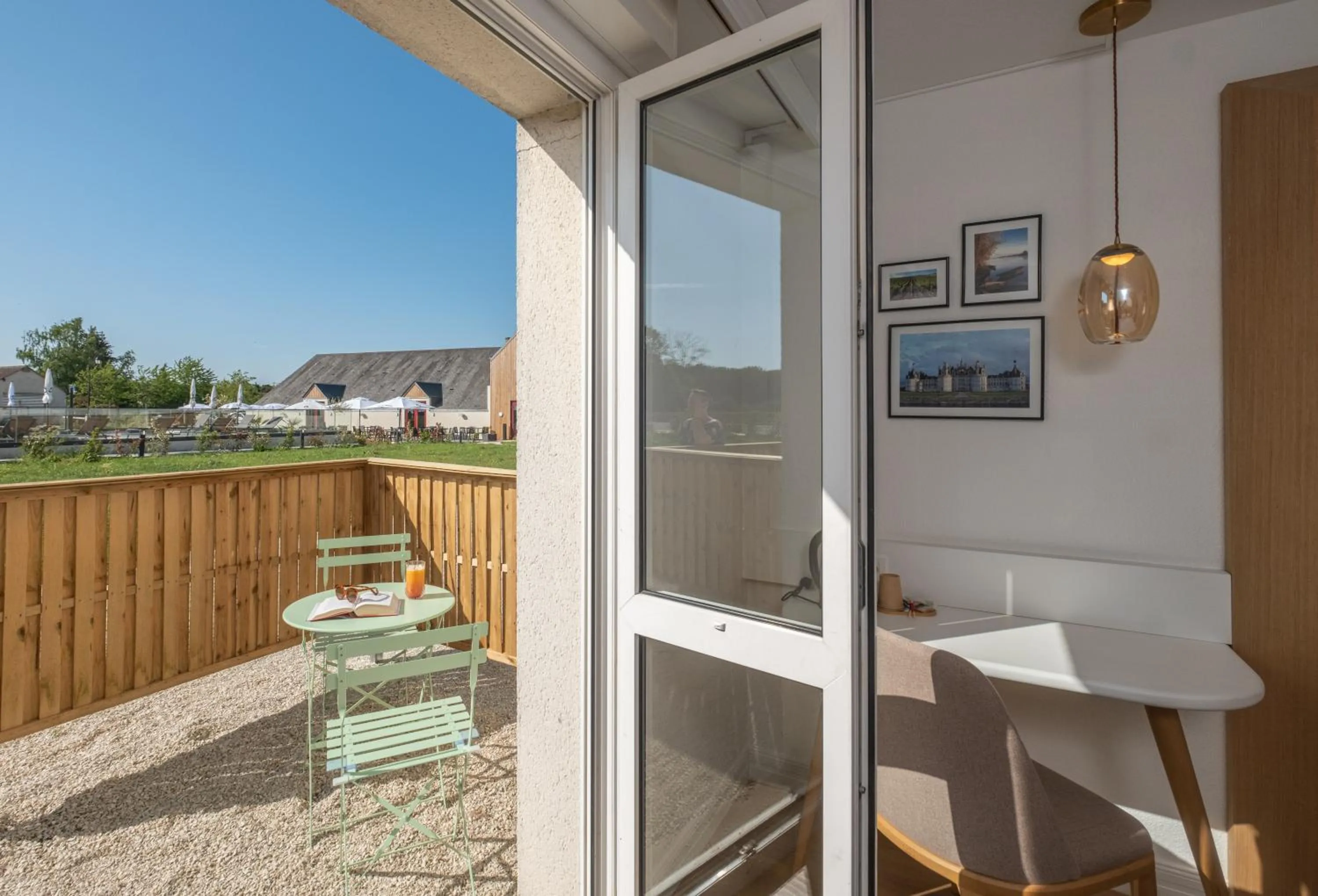 Patio in La Clef des Châteaux