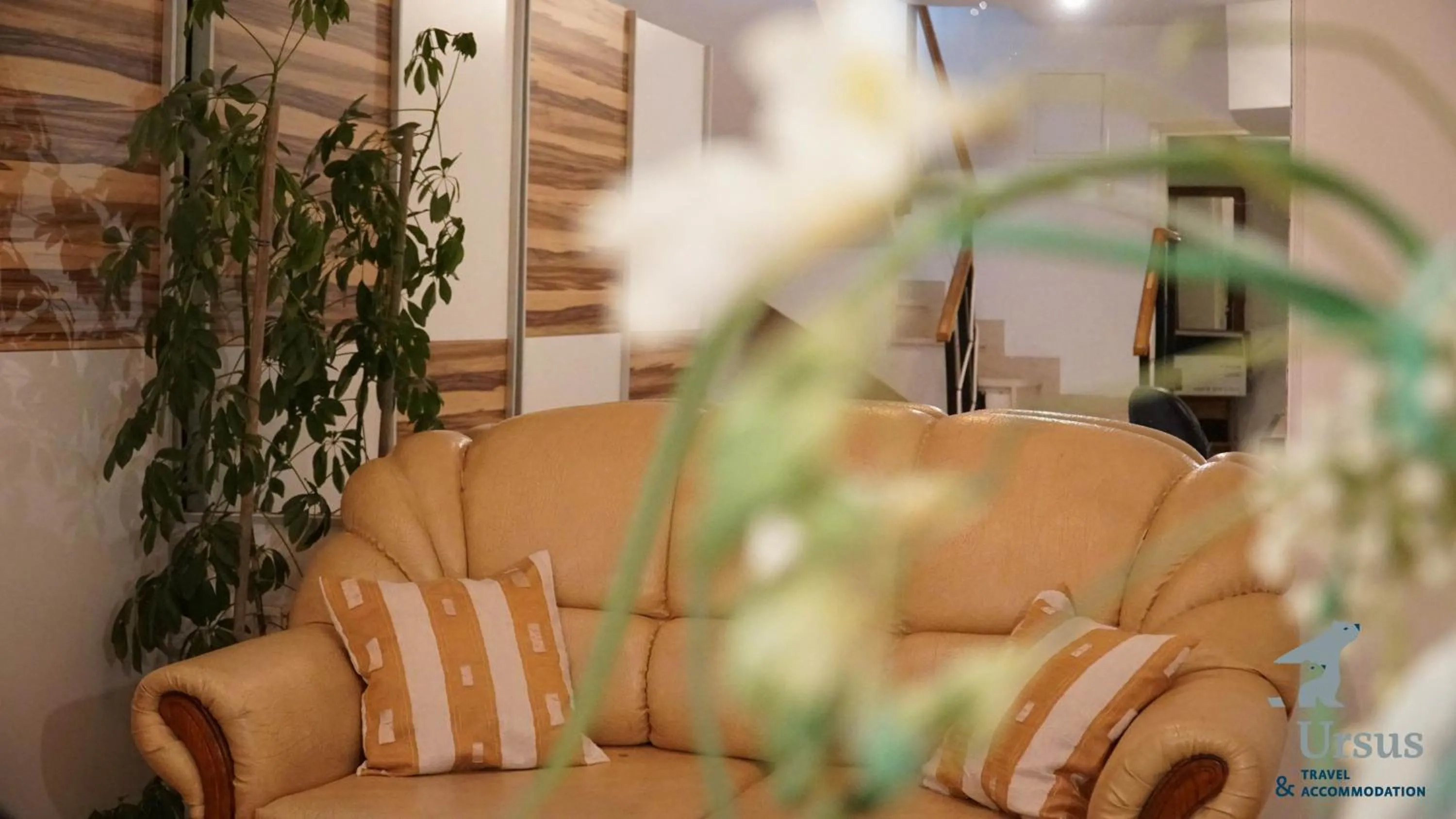 Seating area in Duplex Apartment Tinel