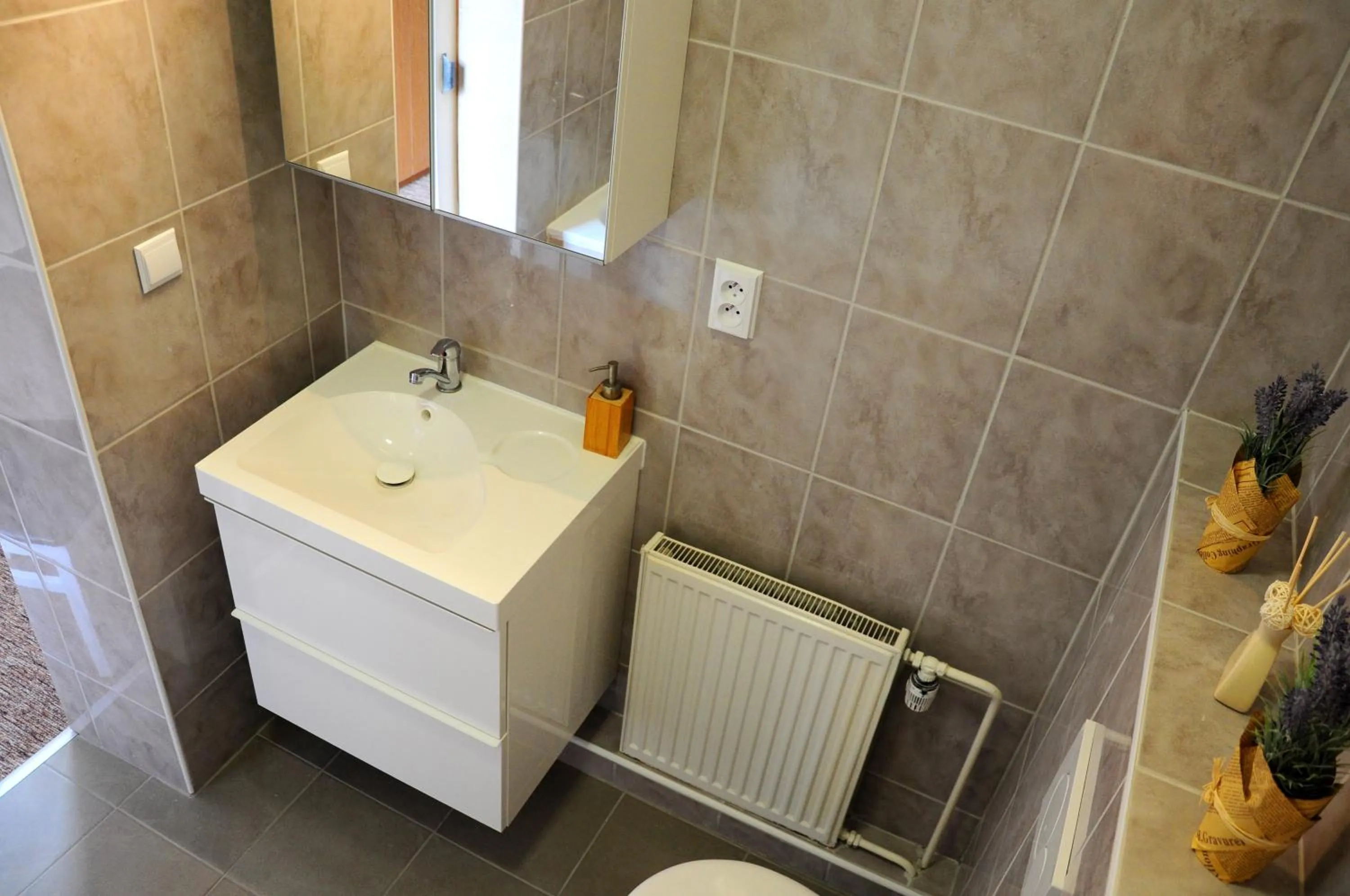 Bathroom in Hotel Gregor