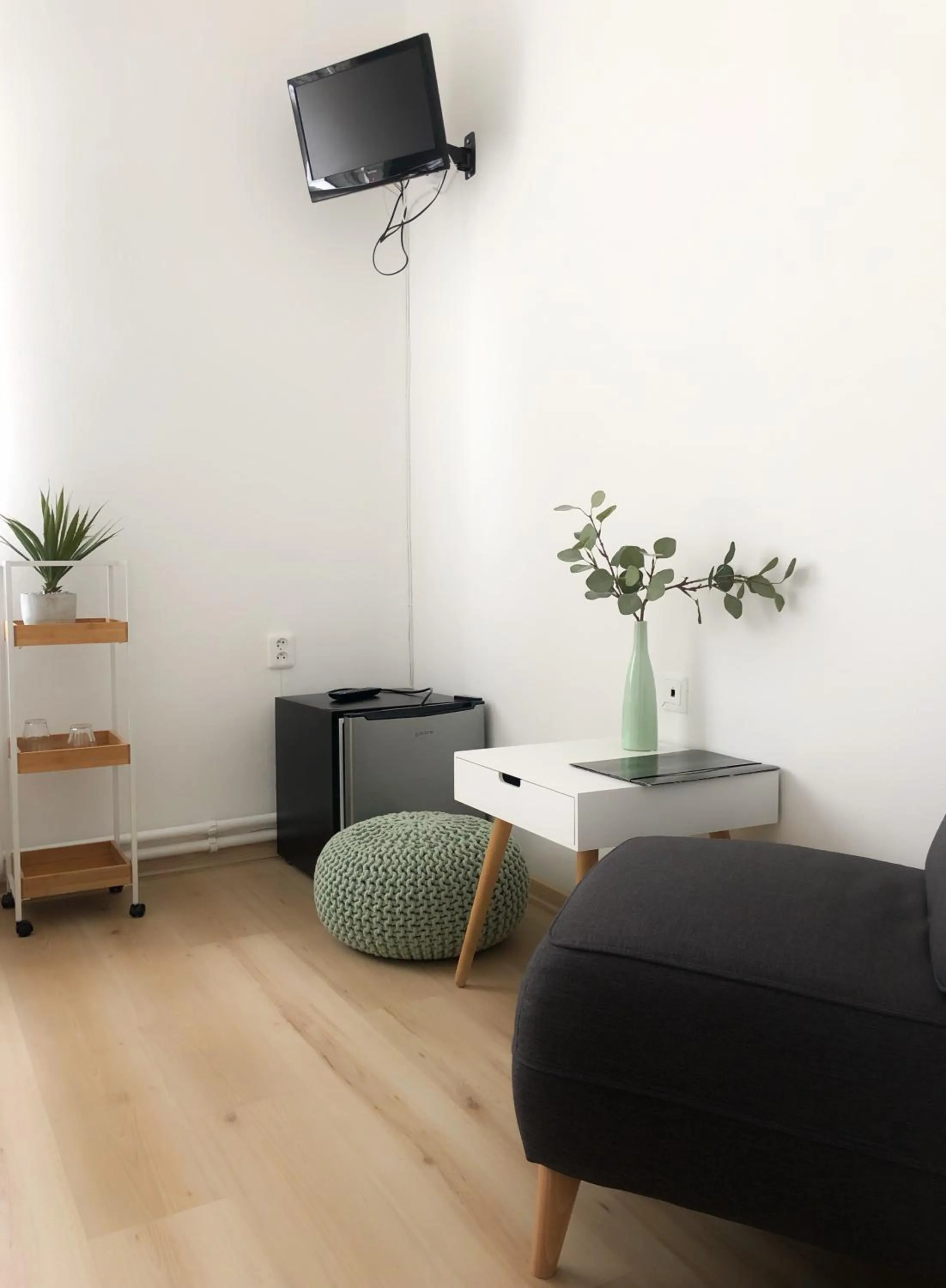 Seating area in Hotel Gregor