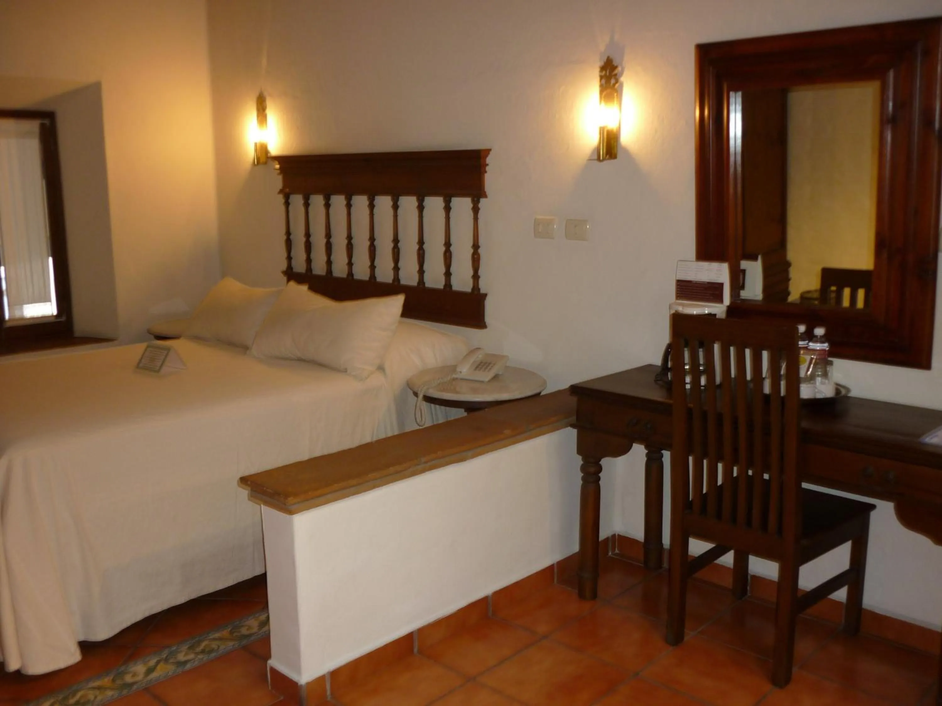 Bed in Meson del Alferez Coatepec
