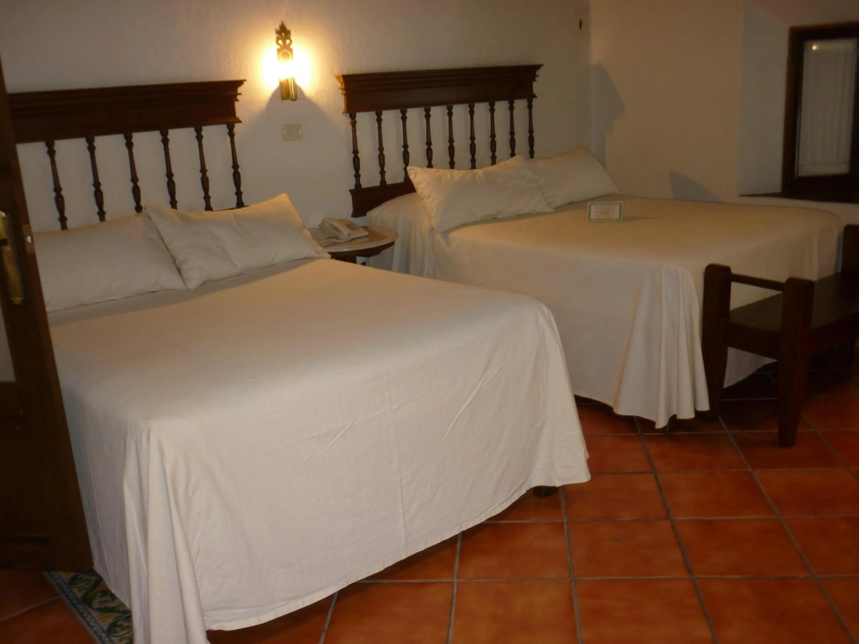 Bed in Meson del Alferez Coatepec