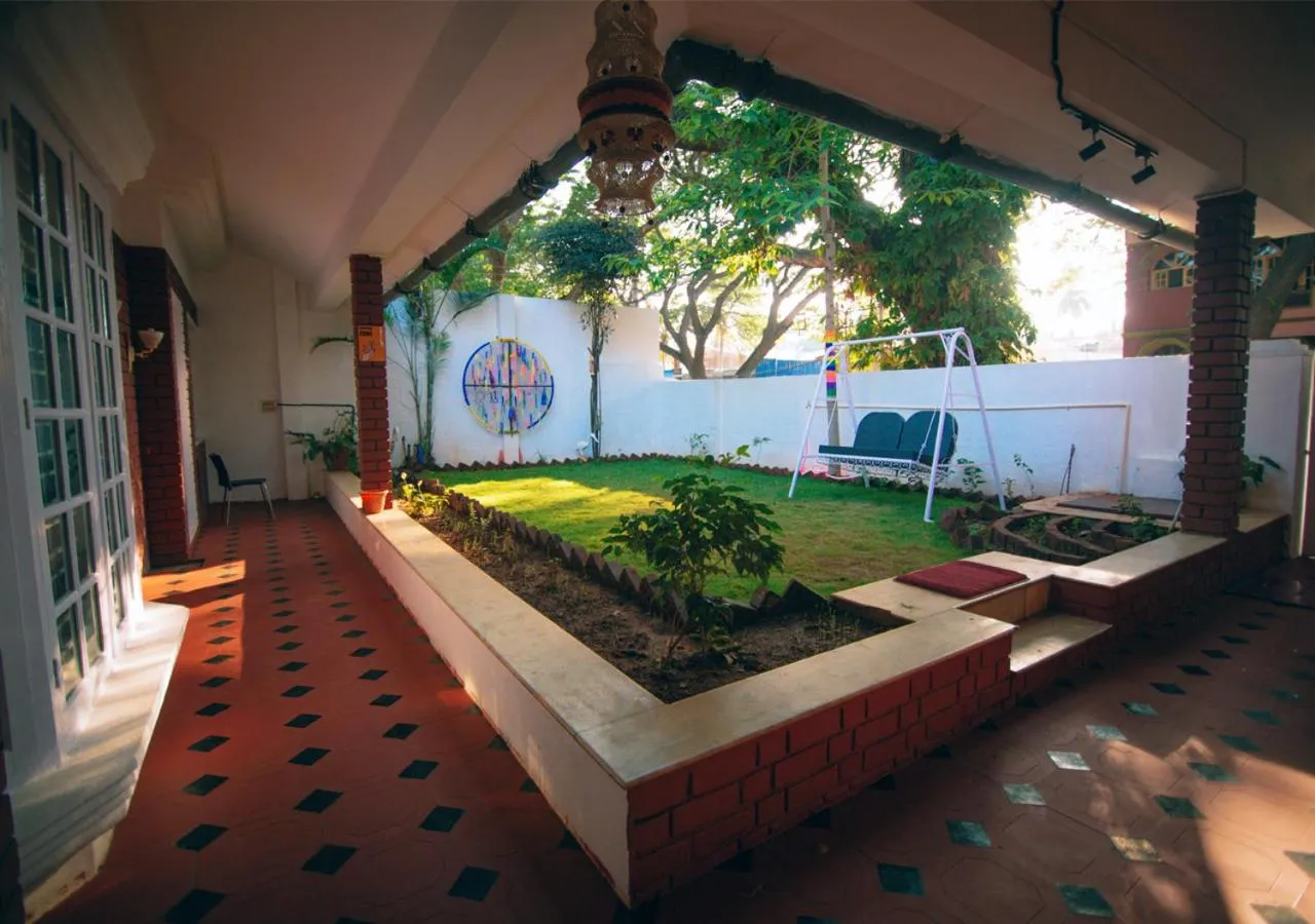 Garden in Zostel Mysore