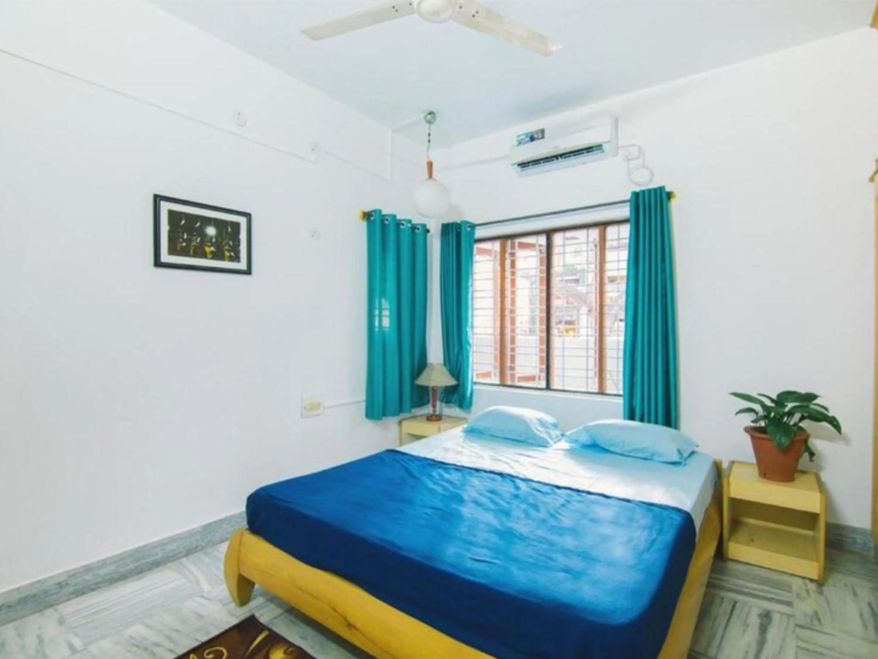 Bed in Zostel Mysore