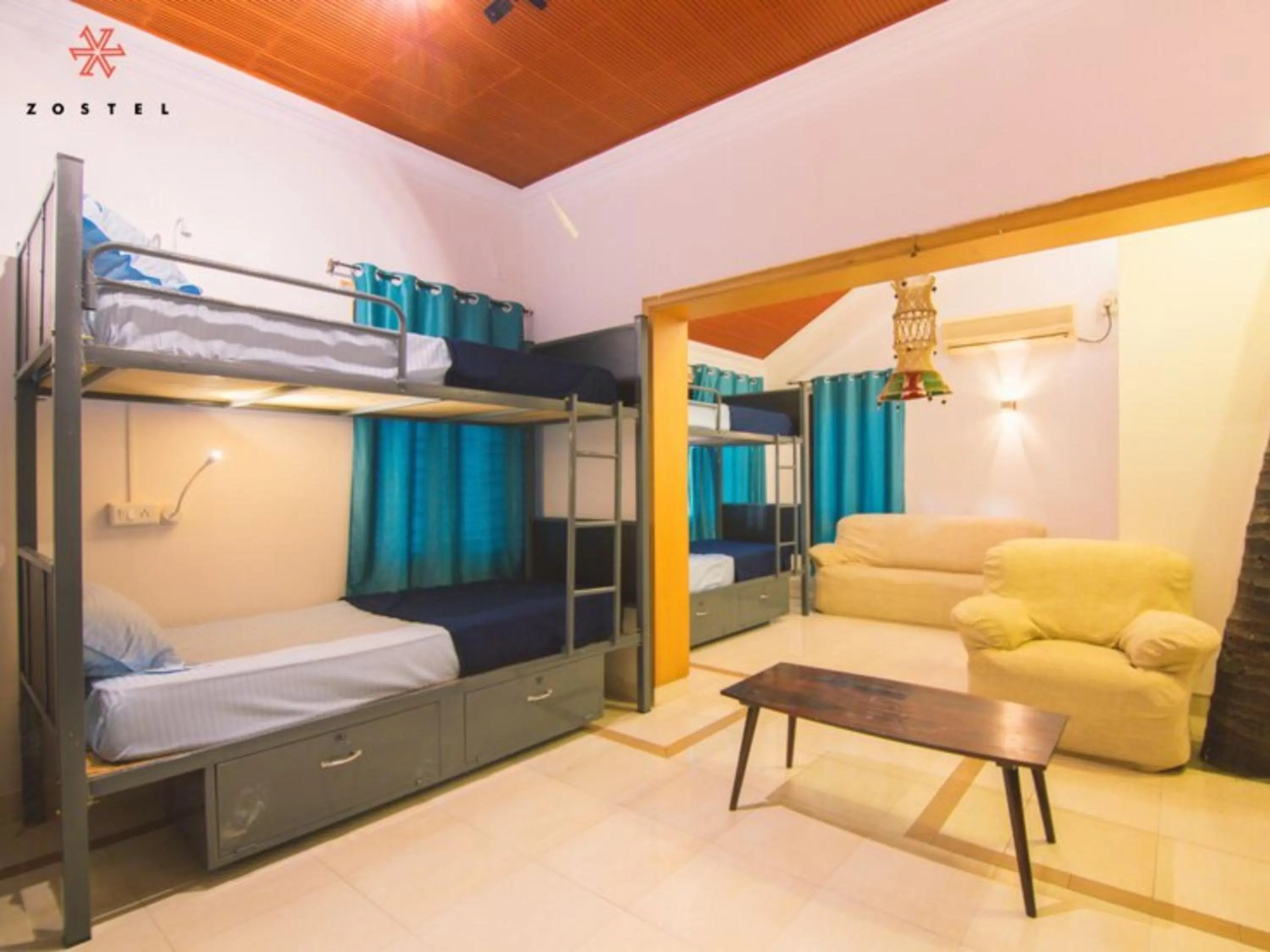 Photo of the whole room, Bed in Zostel Mysore