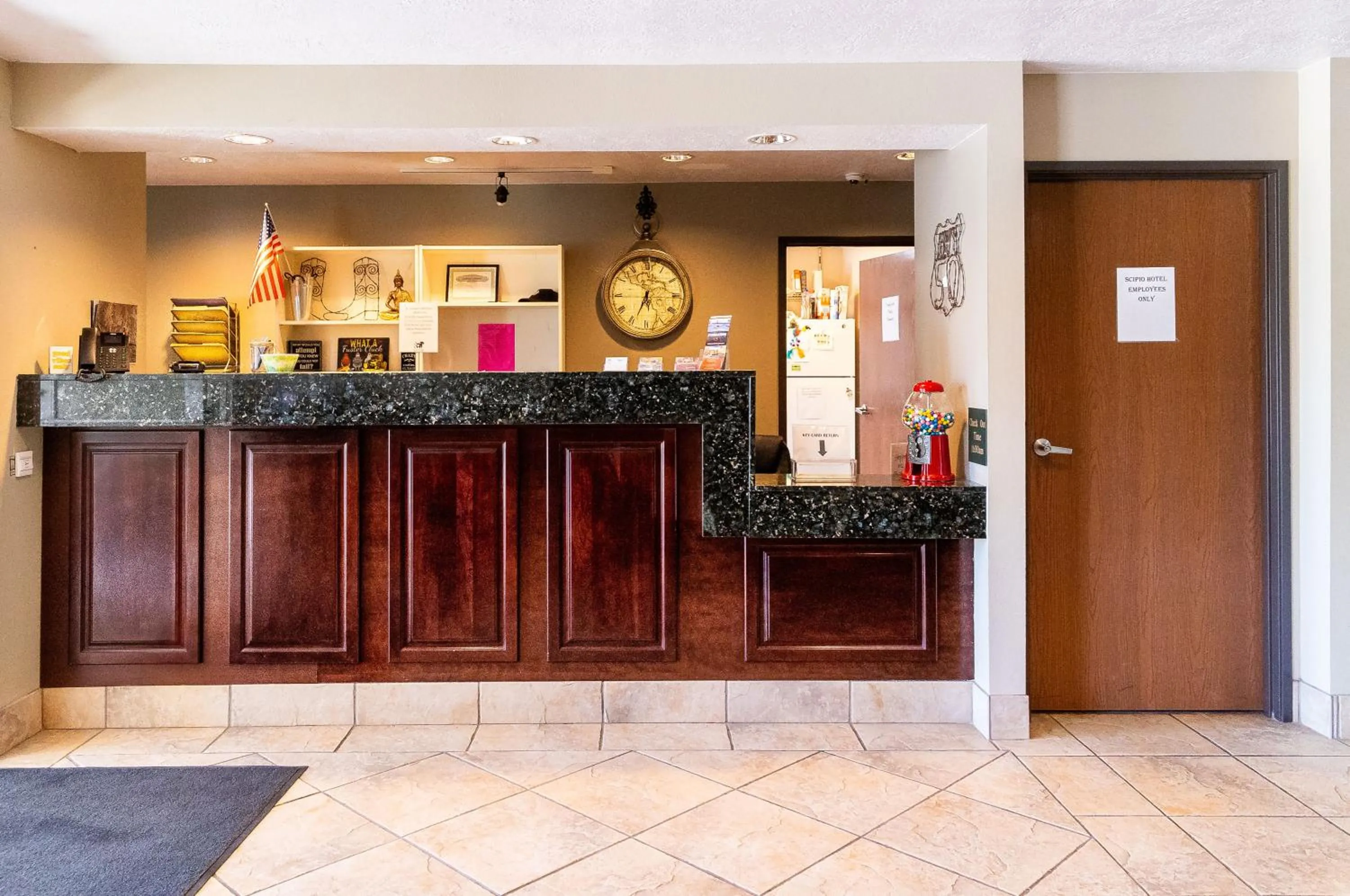 Lobby or reception in Scipio Hotel