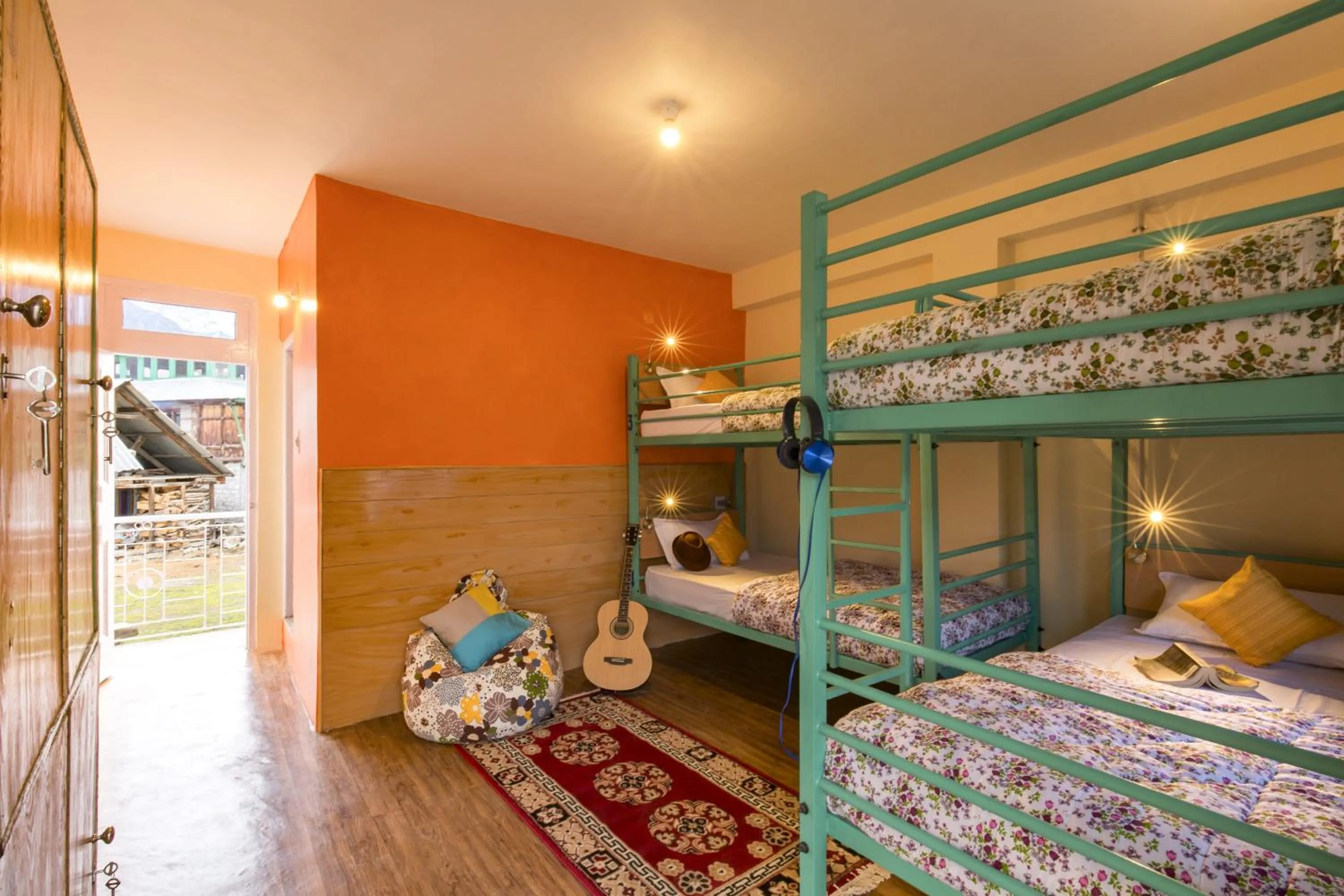 Spring, Bed in Zostel Chitkul