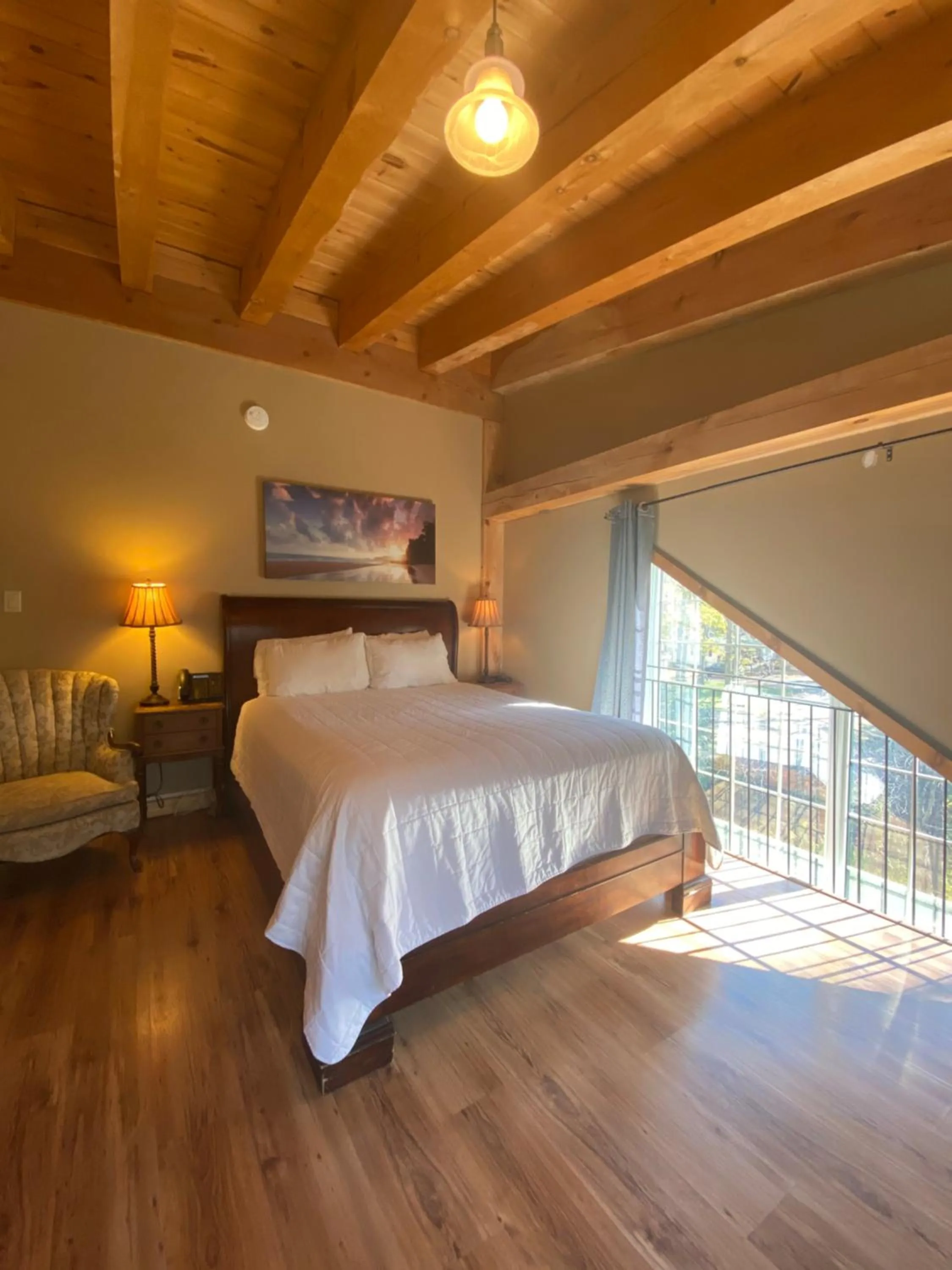 Bed in Timber House Resort