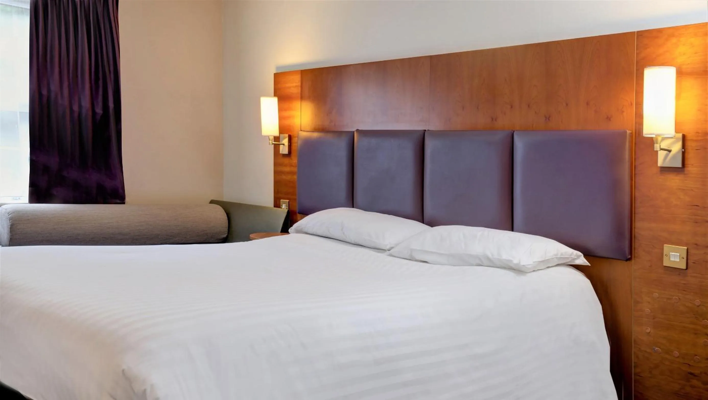 Bedroom, Bed in Milestone Peterborough Hotel A1M, Sure Hotel Collection by Best Western