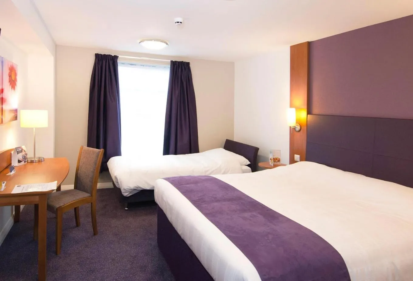 Bedroom, Bed in Milestone Peterborough Hotel A1M, Sure Hotel Collection by Best Western