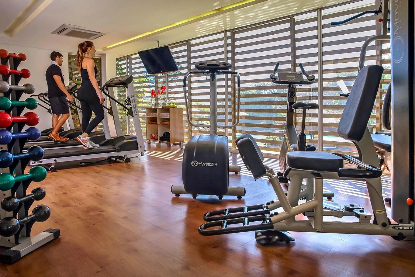 Fitness centre/facilities in Hotel JP Ribeirão Preto Resort & Convenções by Nacional Inn