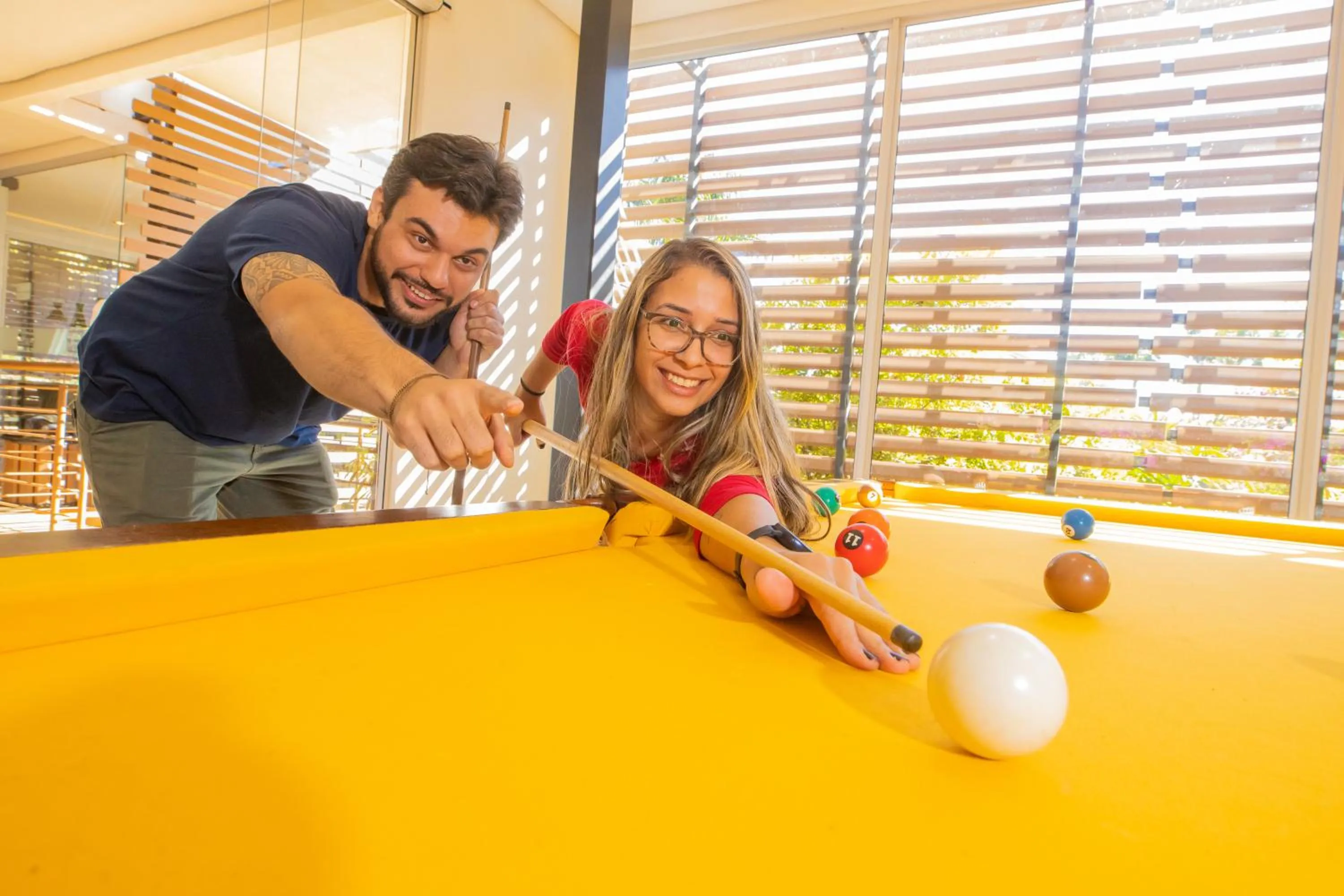 Billiard in Hotel JP Ribeirão Preto Resort & Convenções by Nacional Inn