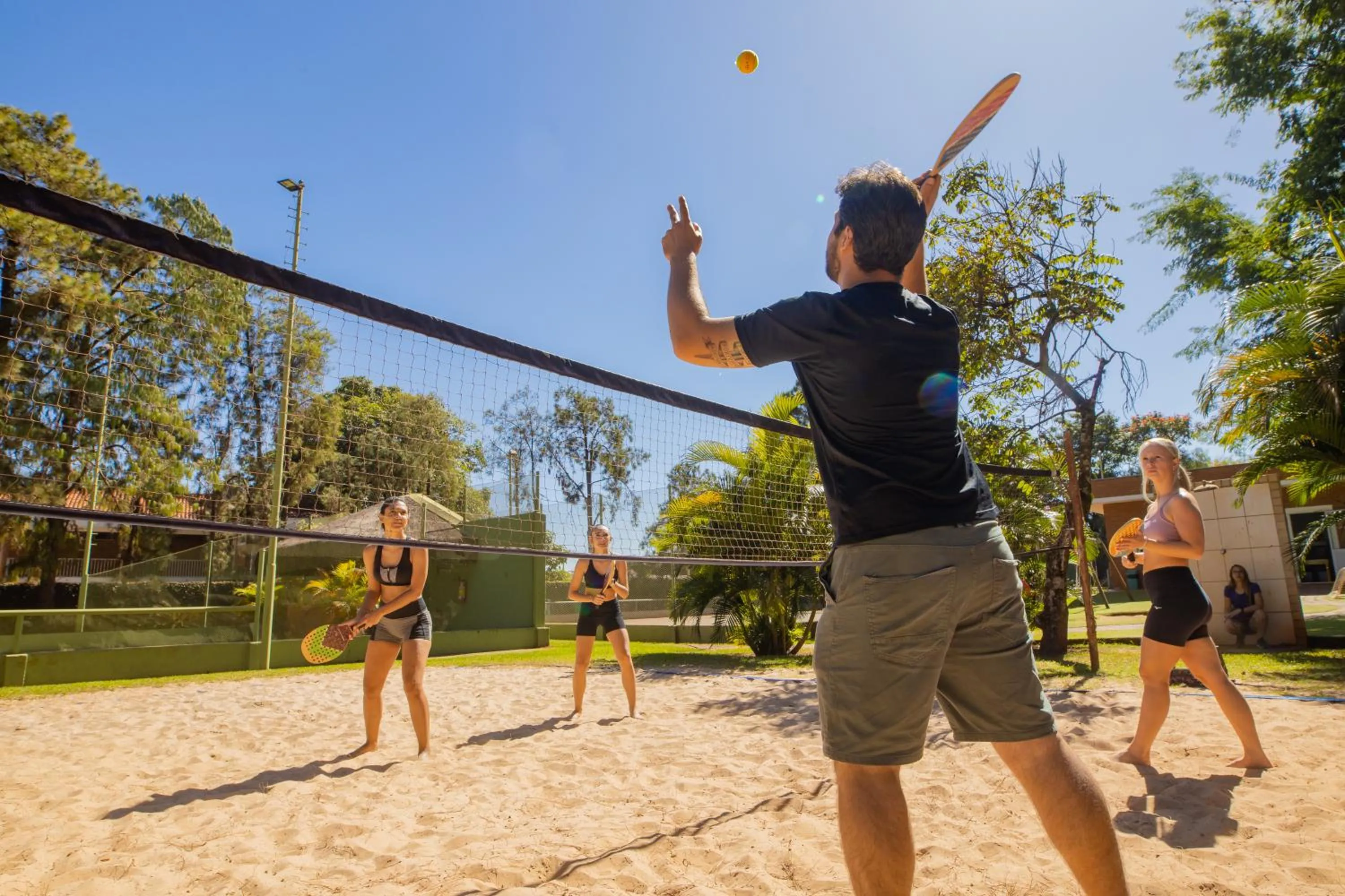 group of guests in Hotel JP Ribeirão Preto Resort & Convenções by Nacional Inn