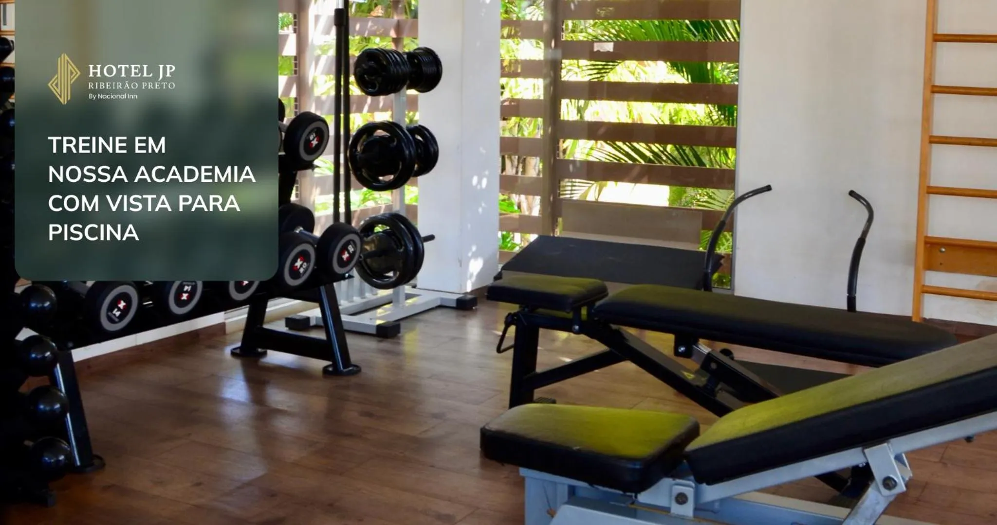 Fitness centre/facilities in Hotel JP Ribeirão Preto Resort & Convenções by Nacional Inn