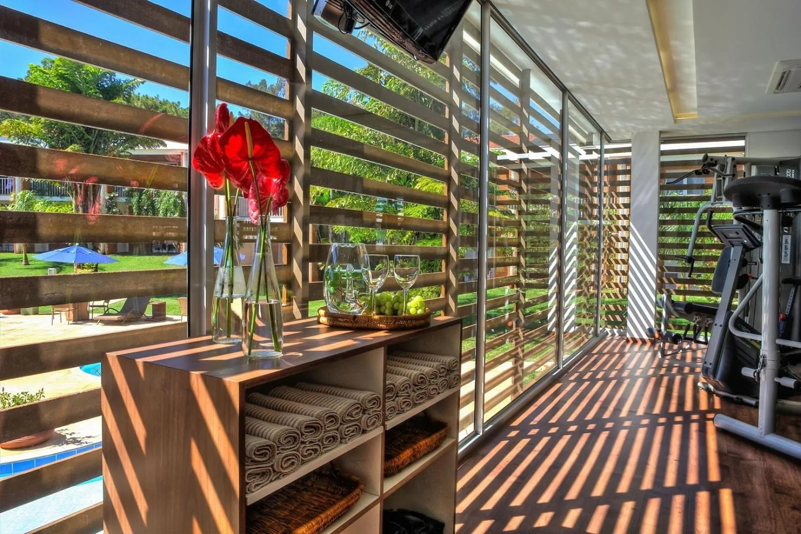 Fitness centre/facilities in Hotel JP Ribeirão Preto Resort & Convenções by Nacional Inn