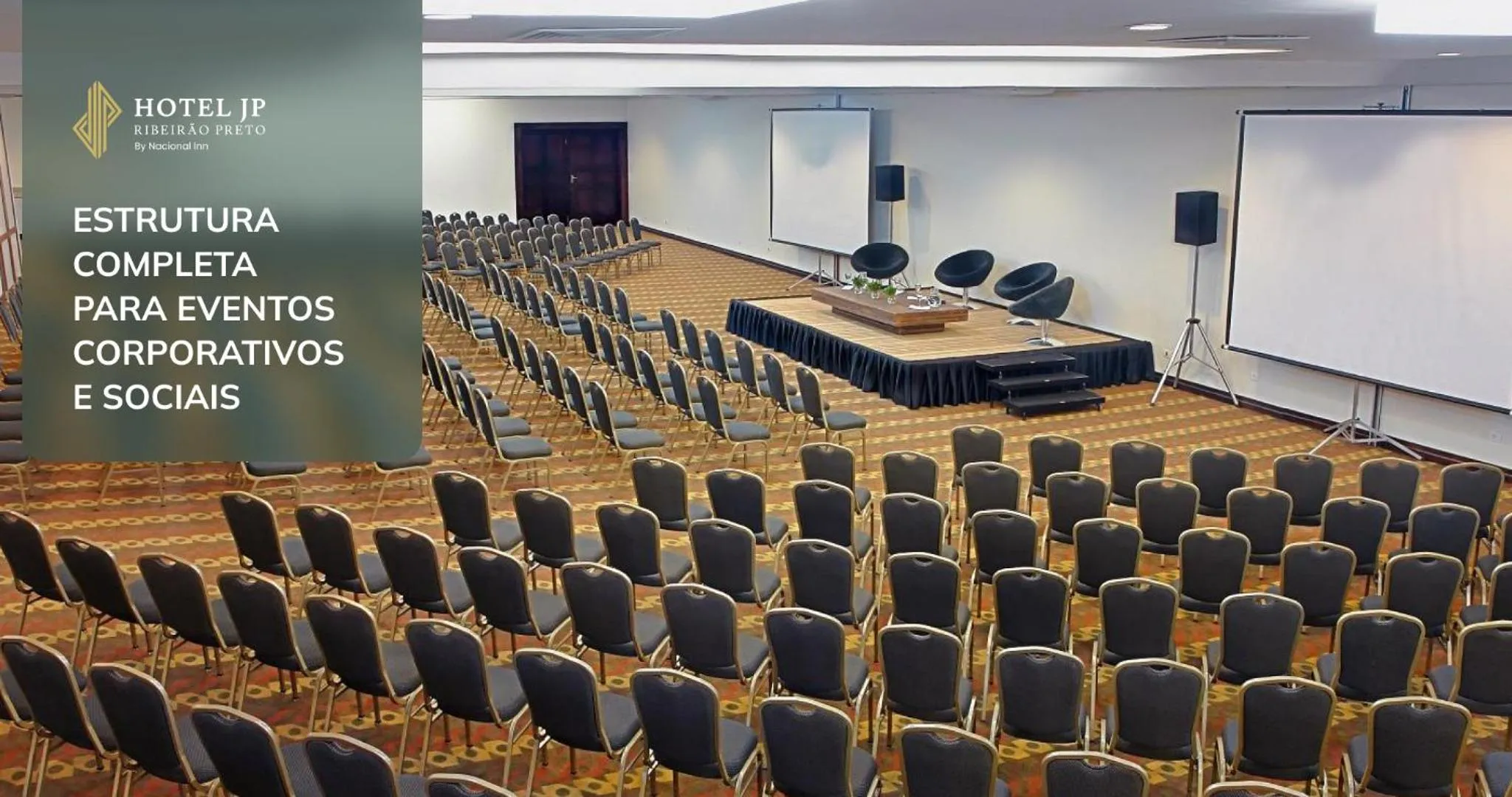 Meeting/conference room in Hotel JP Ribeirão Preto Resort & Convenções by Nacional Inn