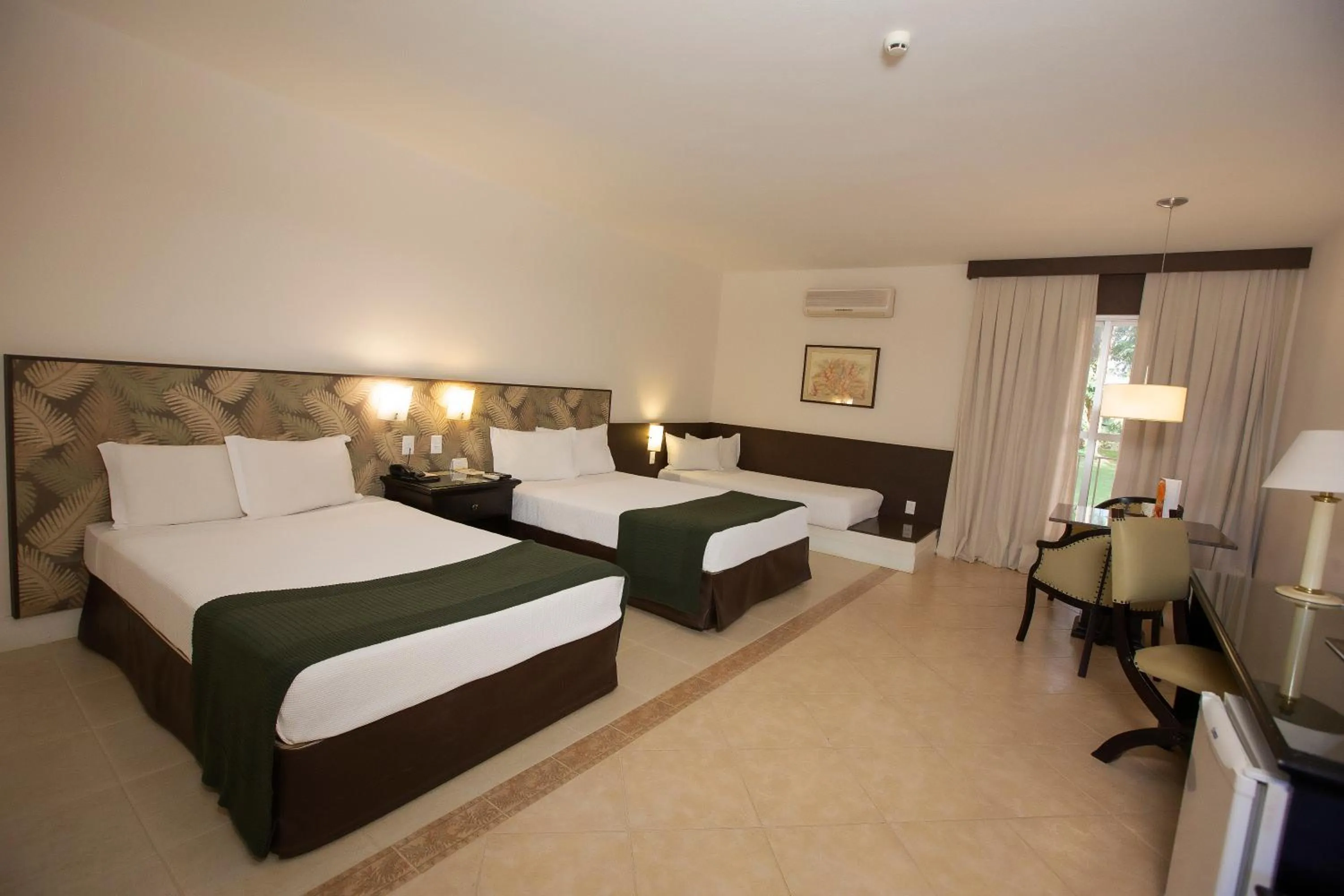 Bed in Hotel JP Ribeirão Preto Resort & Convenções by Nacional Inn