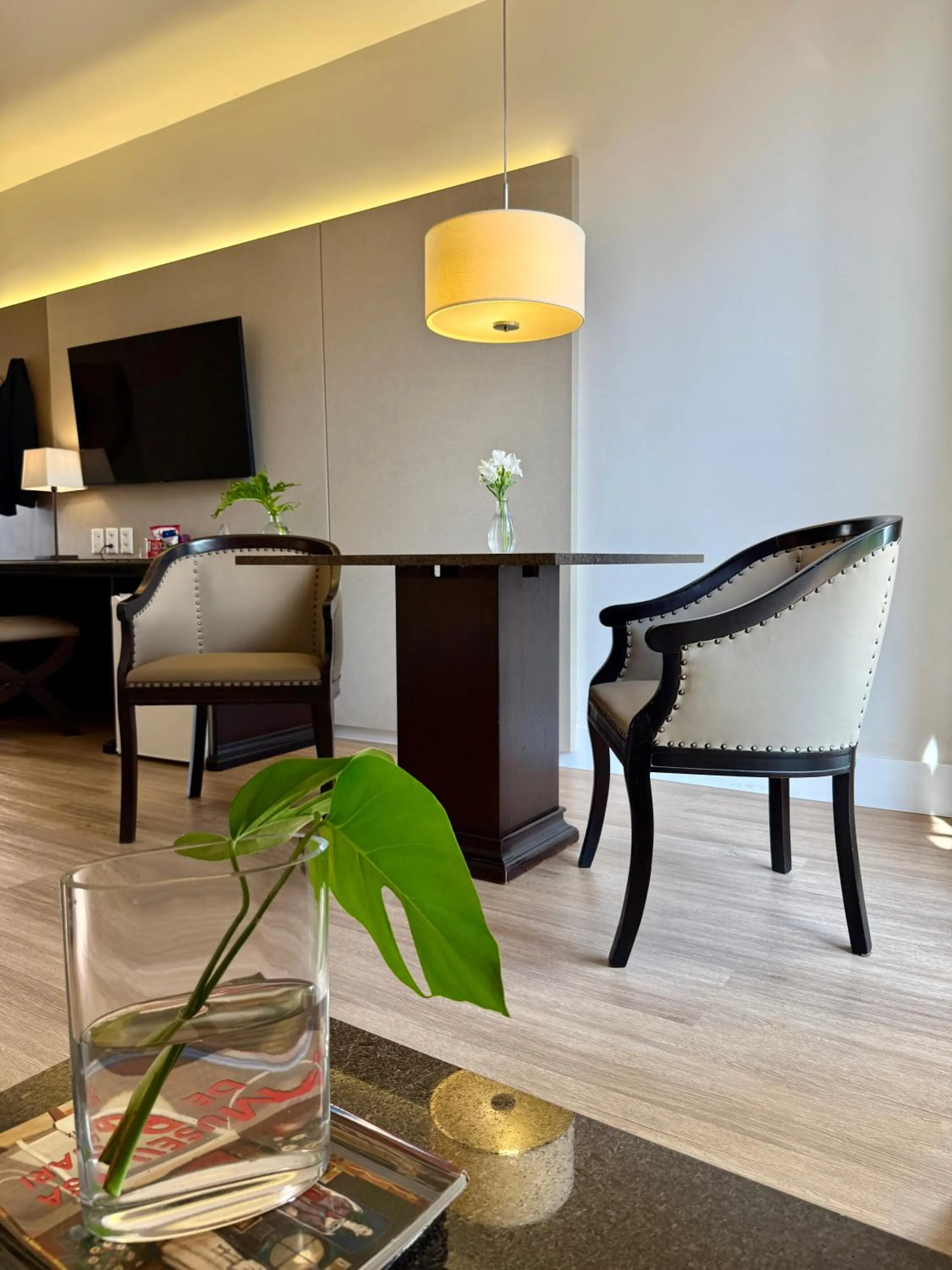 Living room in Hotel JP Ribeirão Preto Resort & Convenções by Nacional Inn