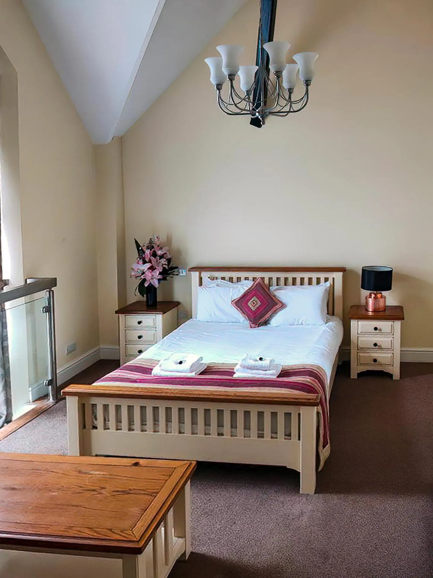 Bed in The Crown Hotel