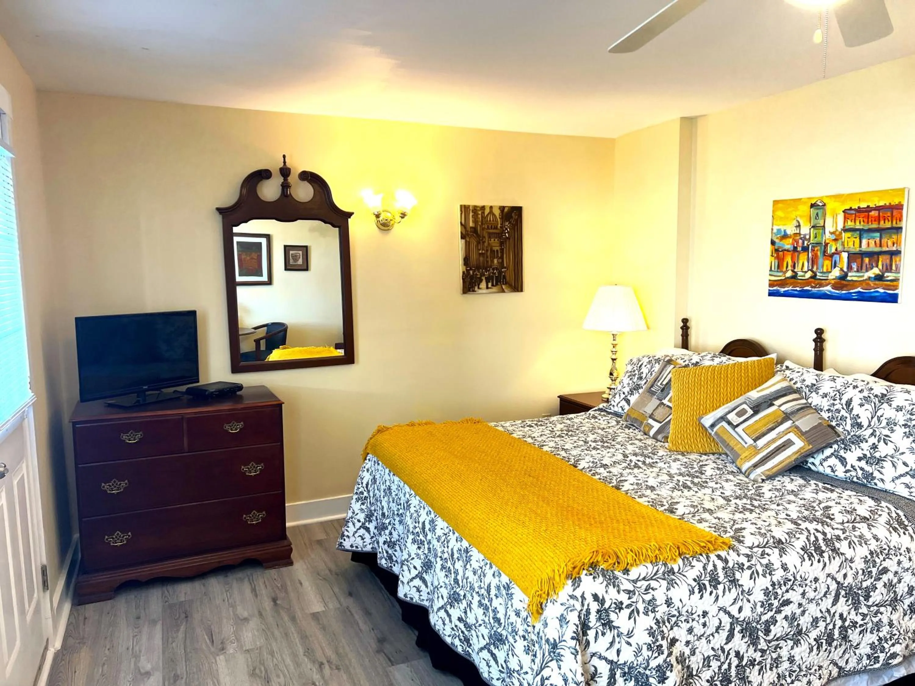 Bed in Come from Away B&B